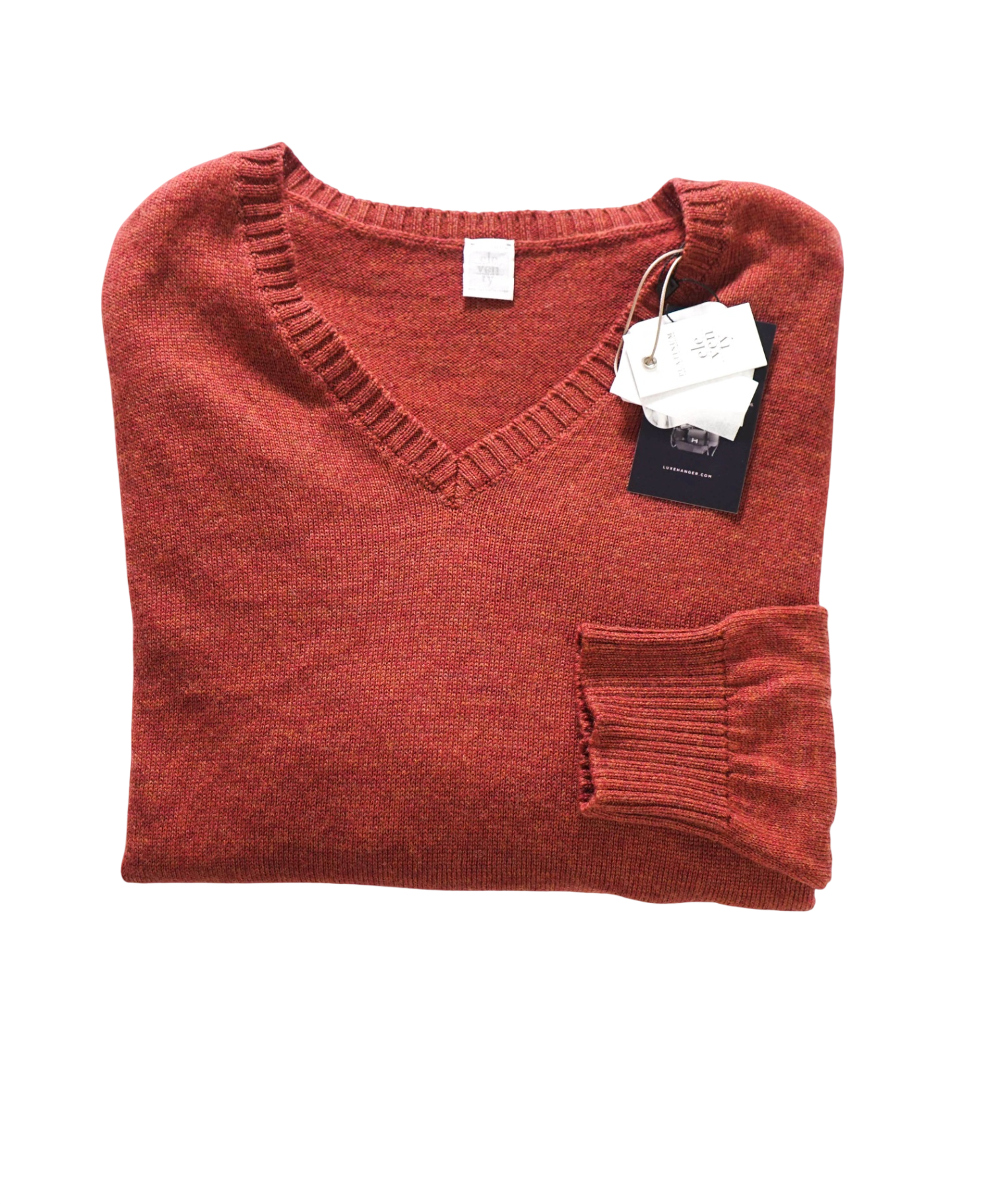 $445 ELEVENTY - Spice Brown Wool Sweater - M (Women)