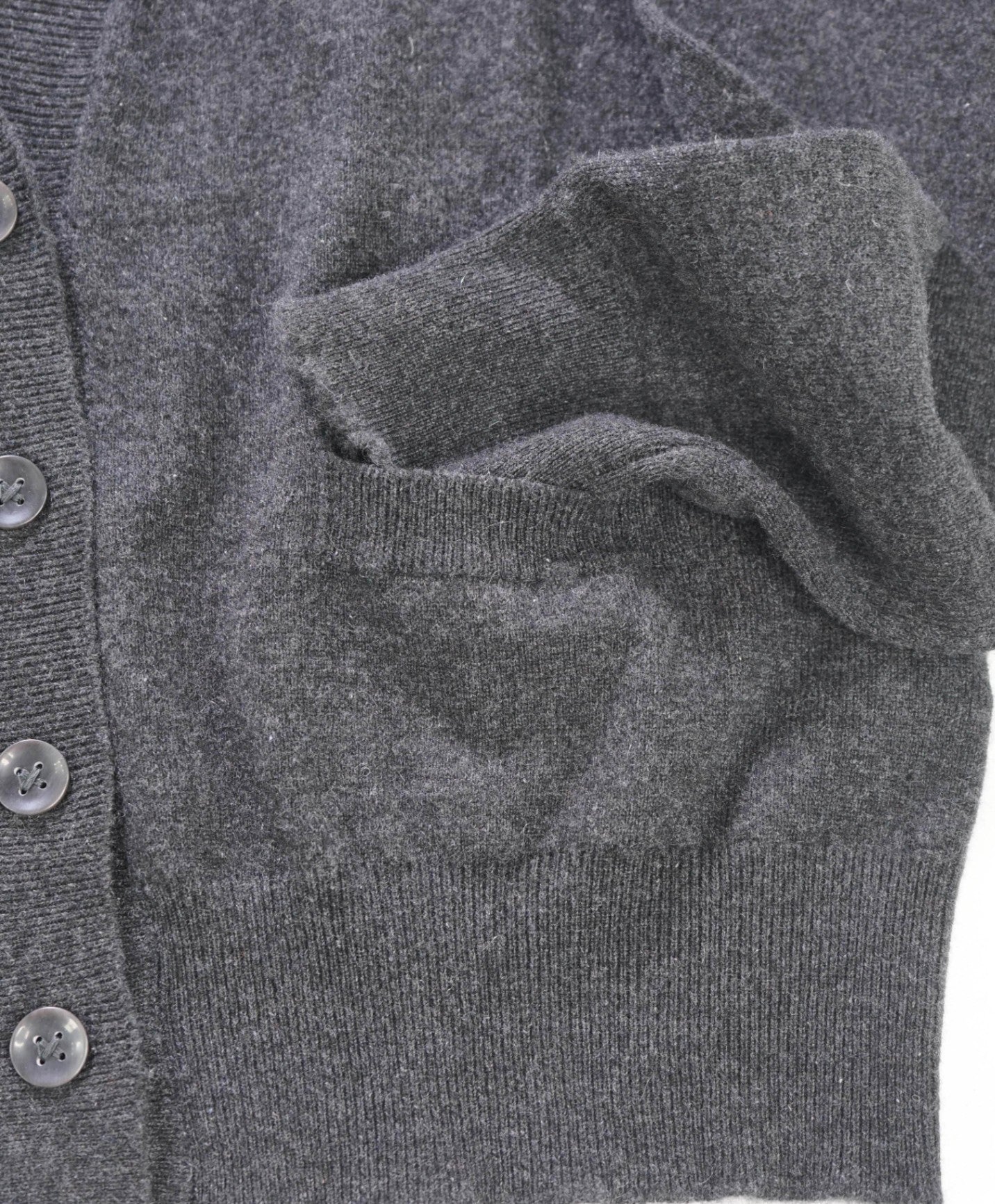 $995 ELEVENTY -Gray 100% PURE CASHMERE Cardigan- L (Women)