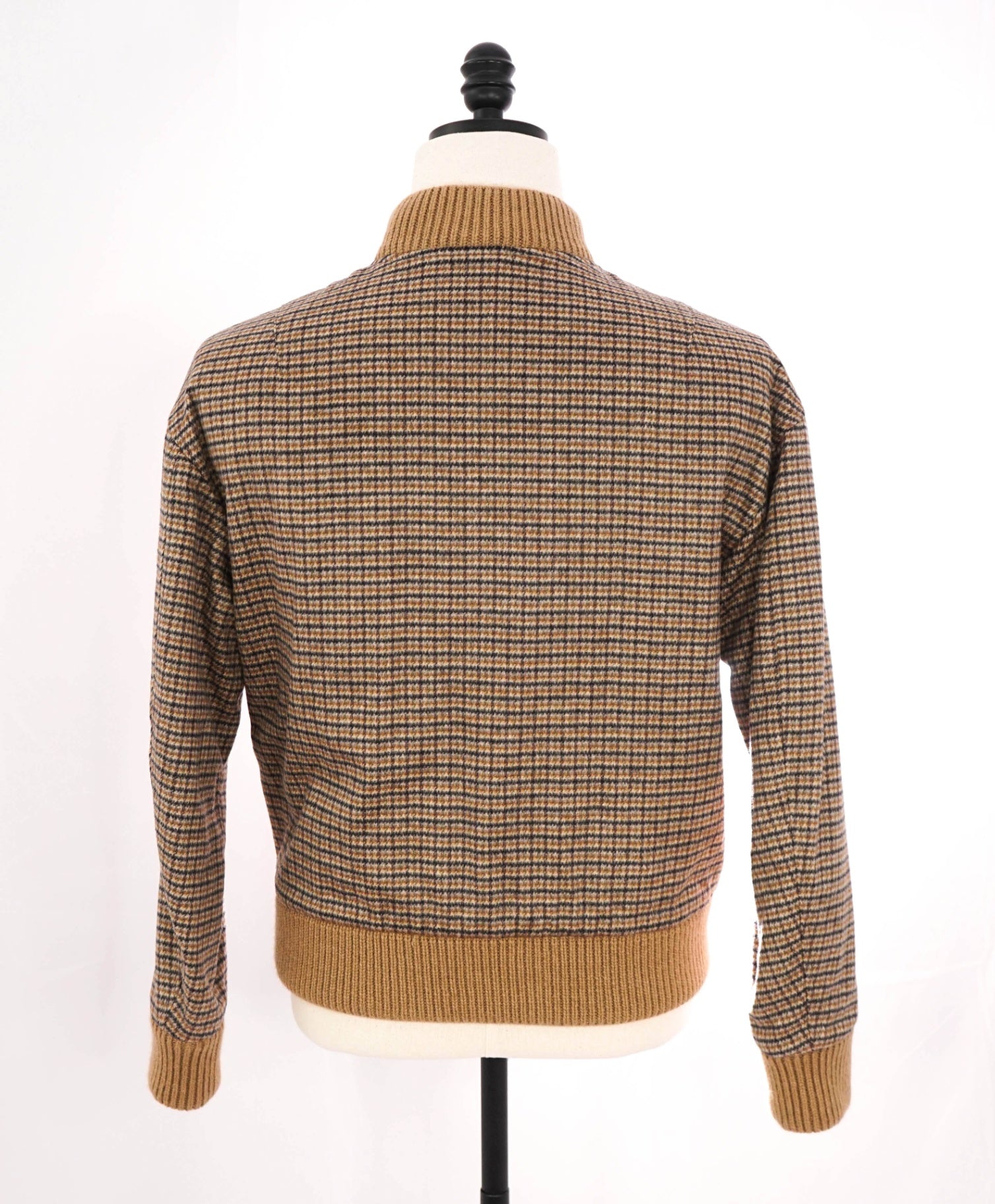 $1595 ELEVENTY - Brown Wool Puffer Bomber Jacket - 2 US (40 EU)