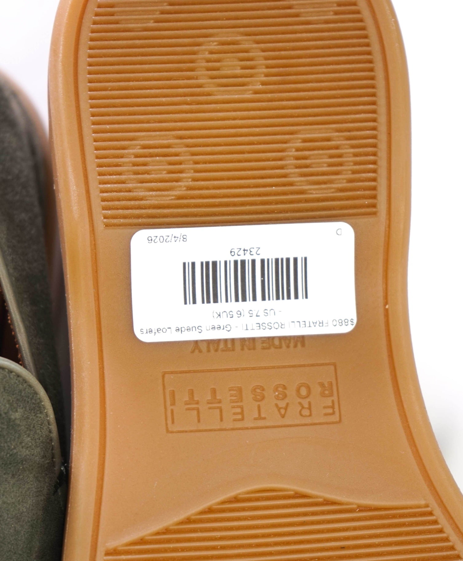 $880 FRATELLI ROSSETTI - "Summer Walk" Loafers - US 7.5 (6.5UK)