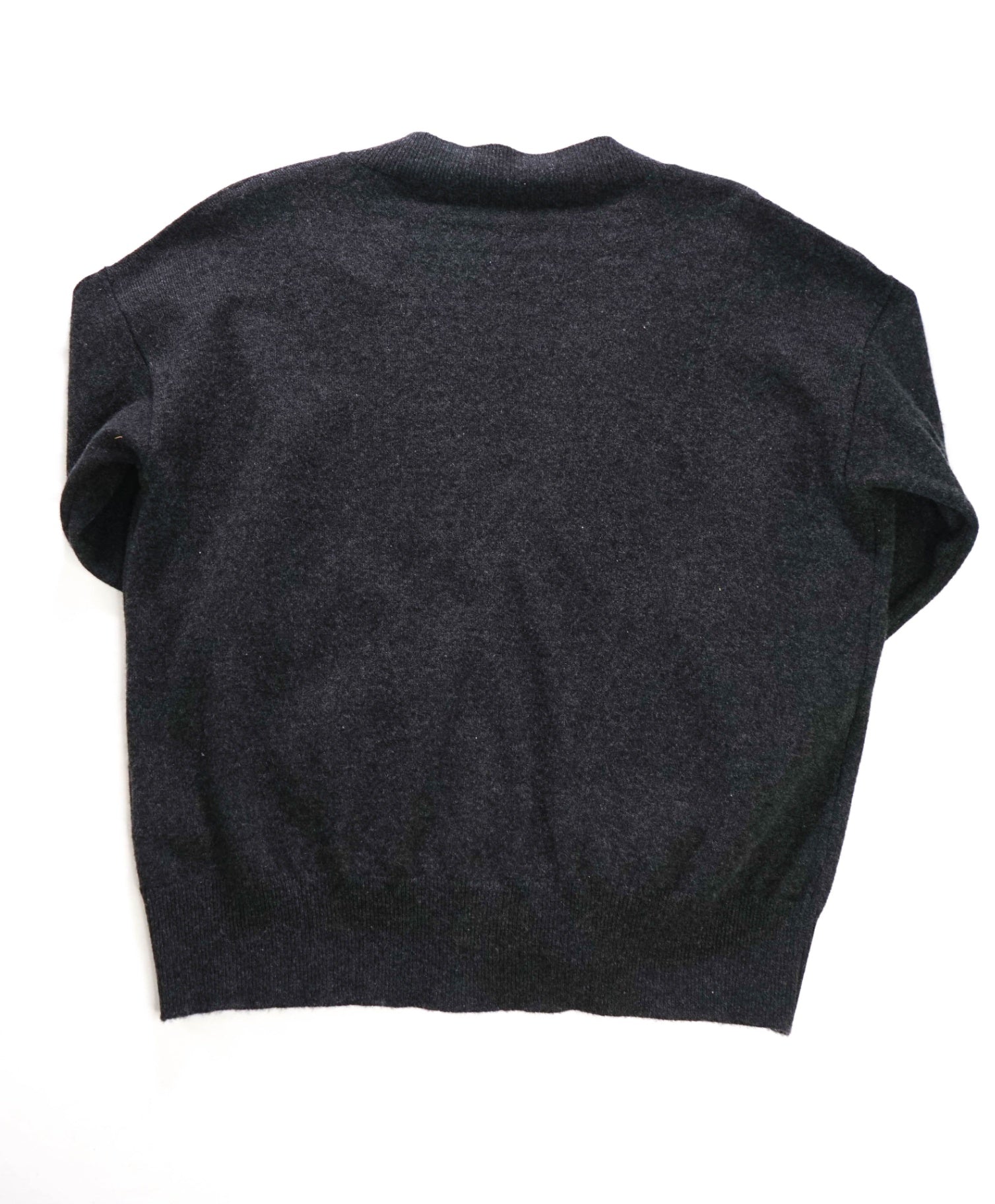 $995 ELEVENTY -Gray 100% PURE CASHMERE Cardigan- L (Women)