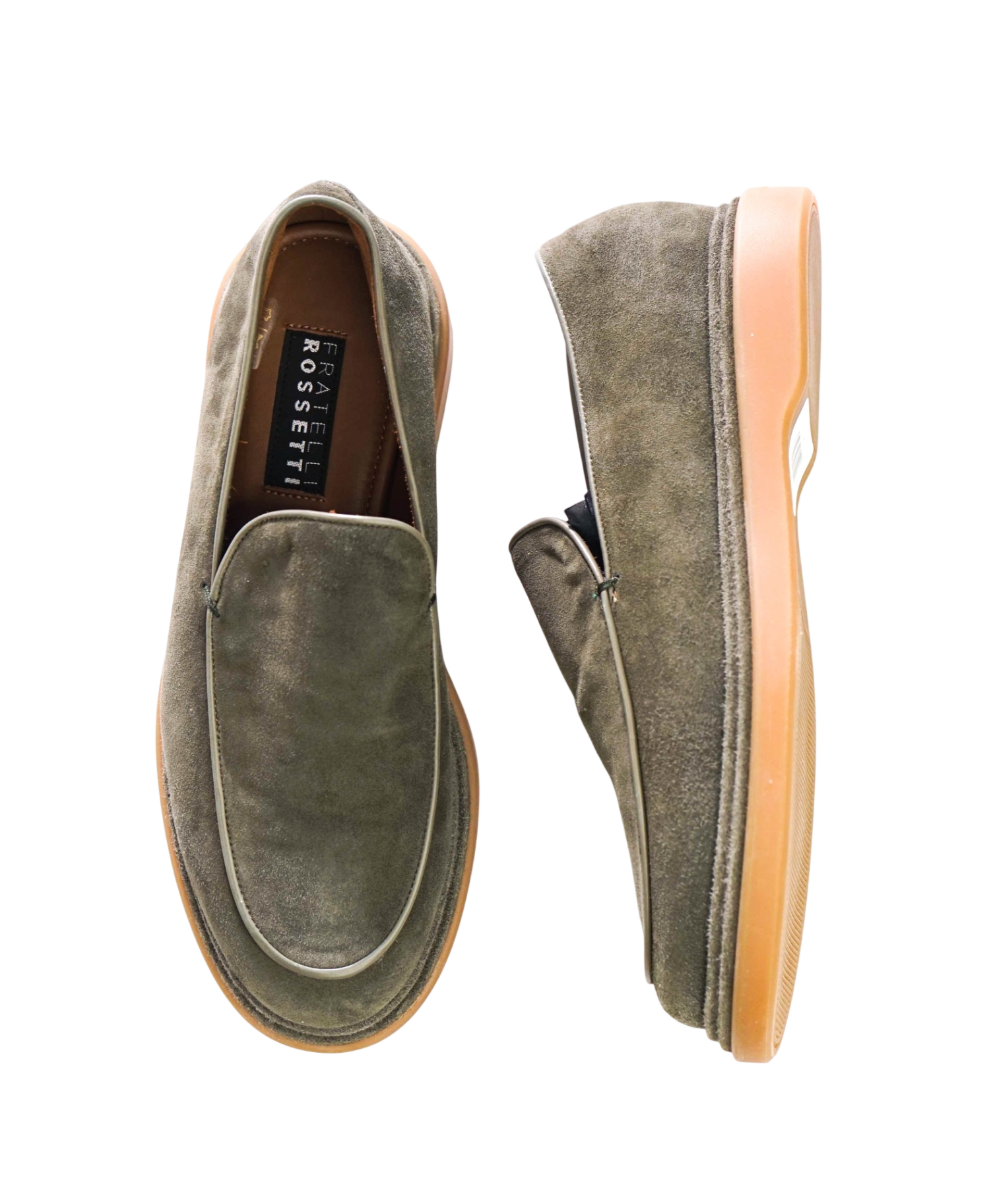 $880 FRATELLI ROSSETTI - "Summer Walk" Loafers - US 7.5 (6.5UK)