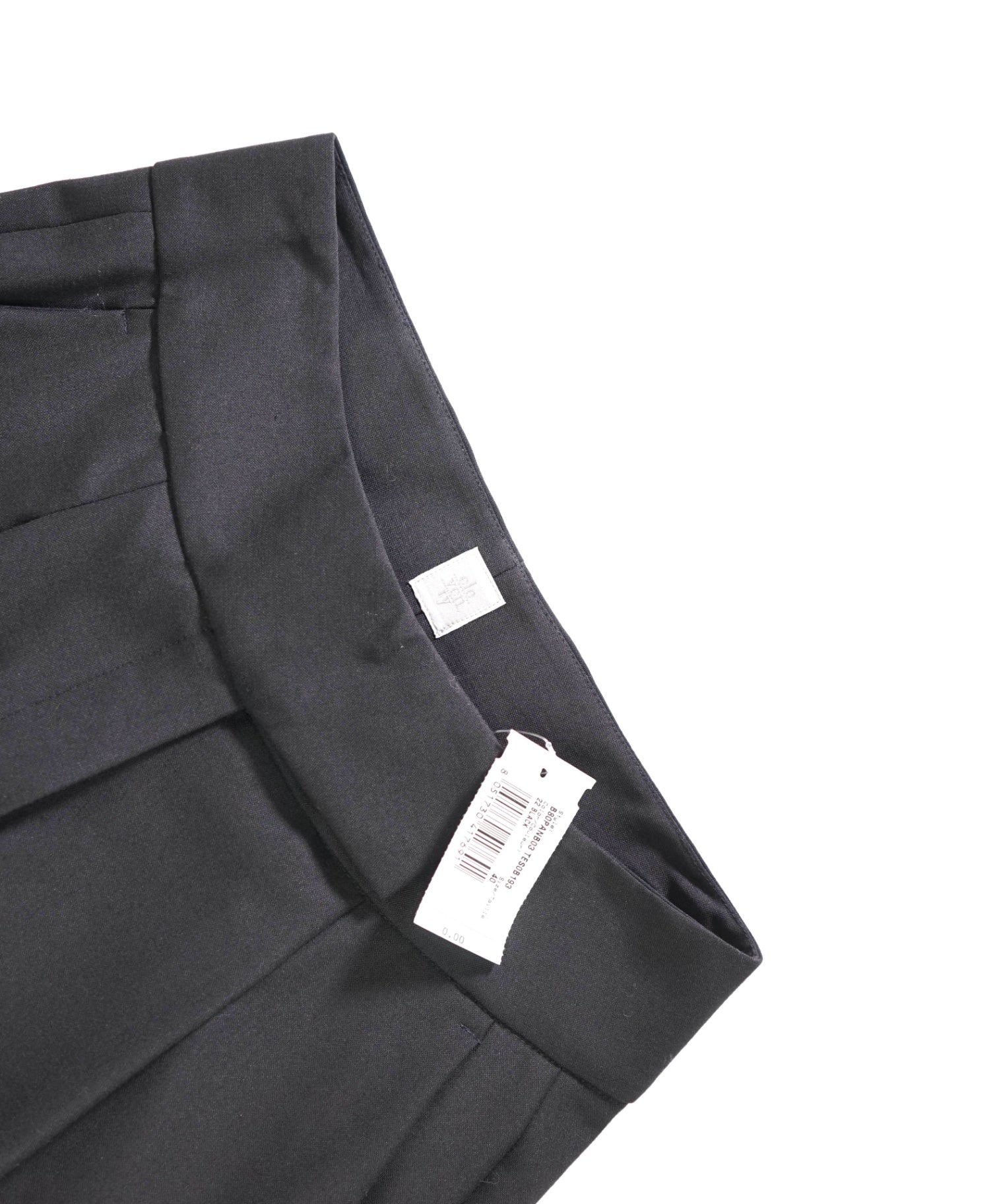 $495 ELEVENTY - Black Wool Dress Pants - 