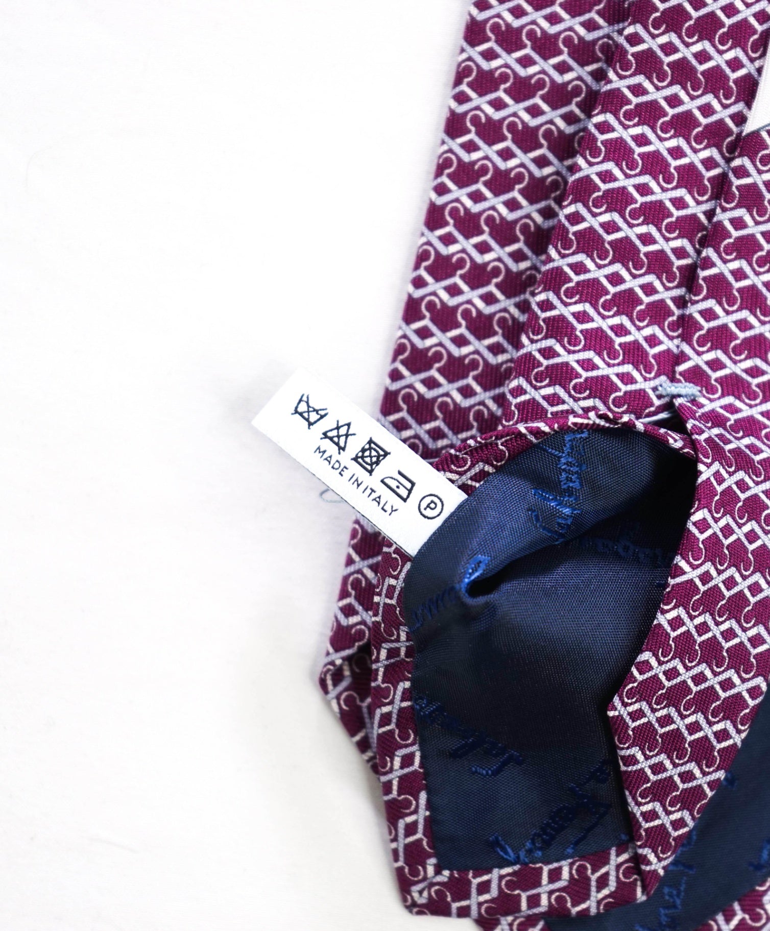 $250 FERRAGAMO - Purple Hanger Silk - 3.25" Tie