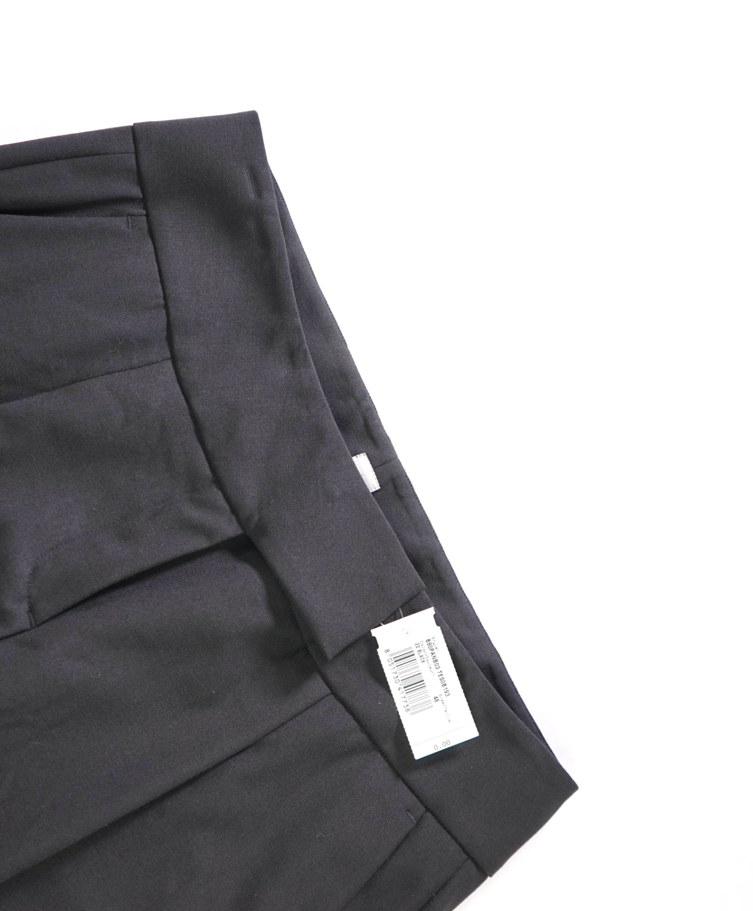 $495 ELEVENTY - Black Wool Dress Pants - 10 US (48 EU)