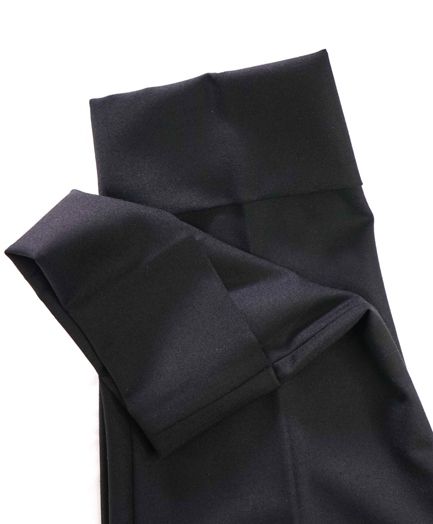 $495 ELEVENTY - Black Wool Dress Pants - 