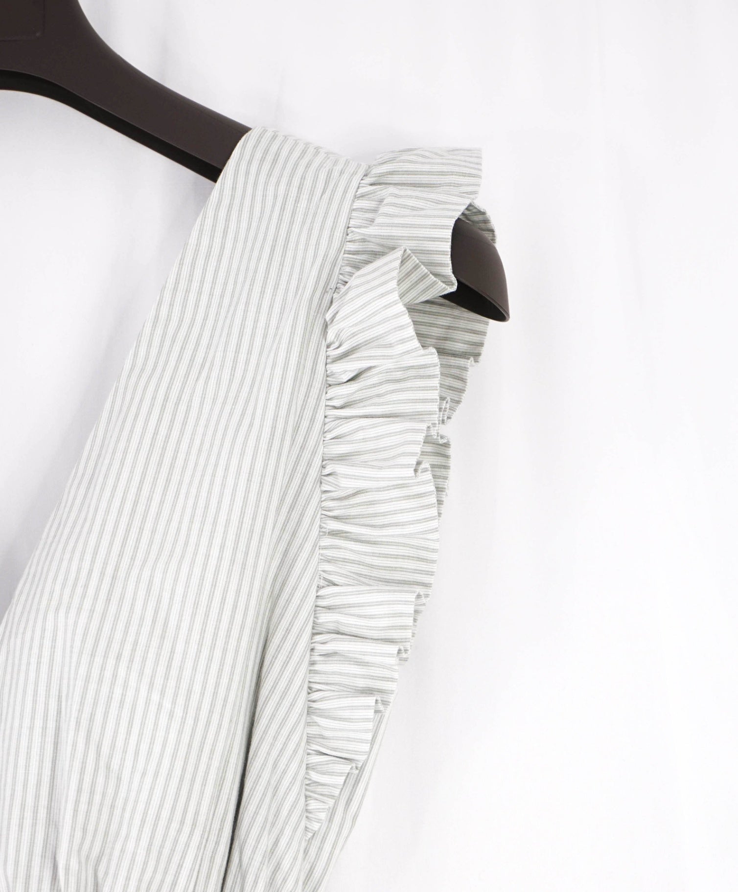 $895 ELEVENTY - Green Stripe Cotton Dress - 2 US