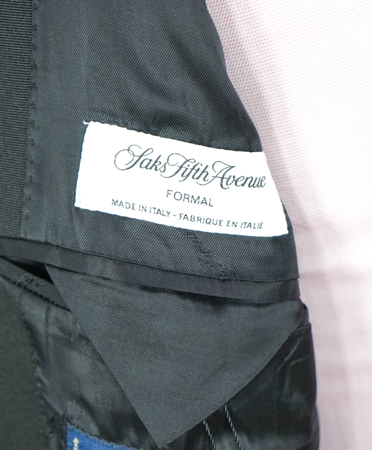 $1,295 ZEGNA For SFA - Black Wool/Silk Peak Dinner Jacket - 46R