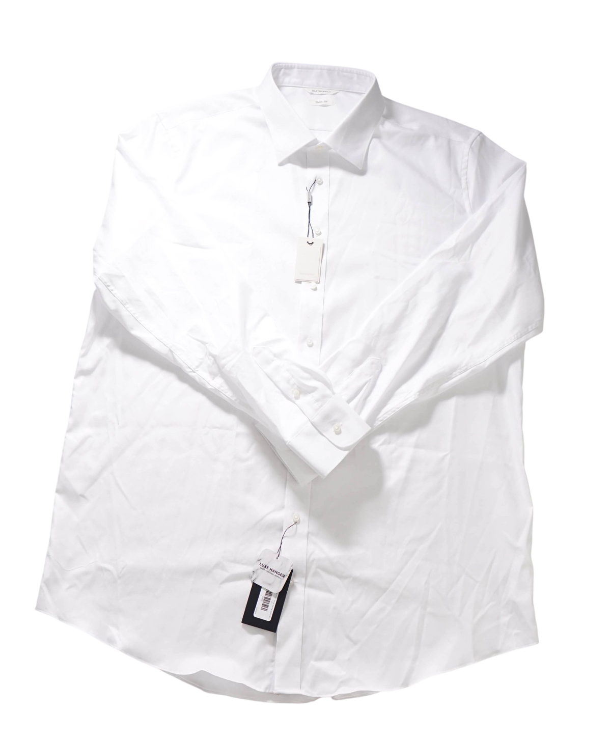 $130 SUITSUPPLY - White Traveller Cotton Shirt - 47