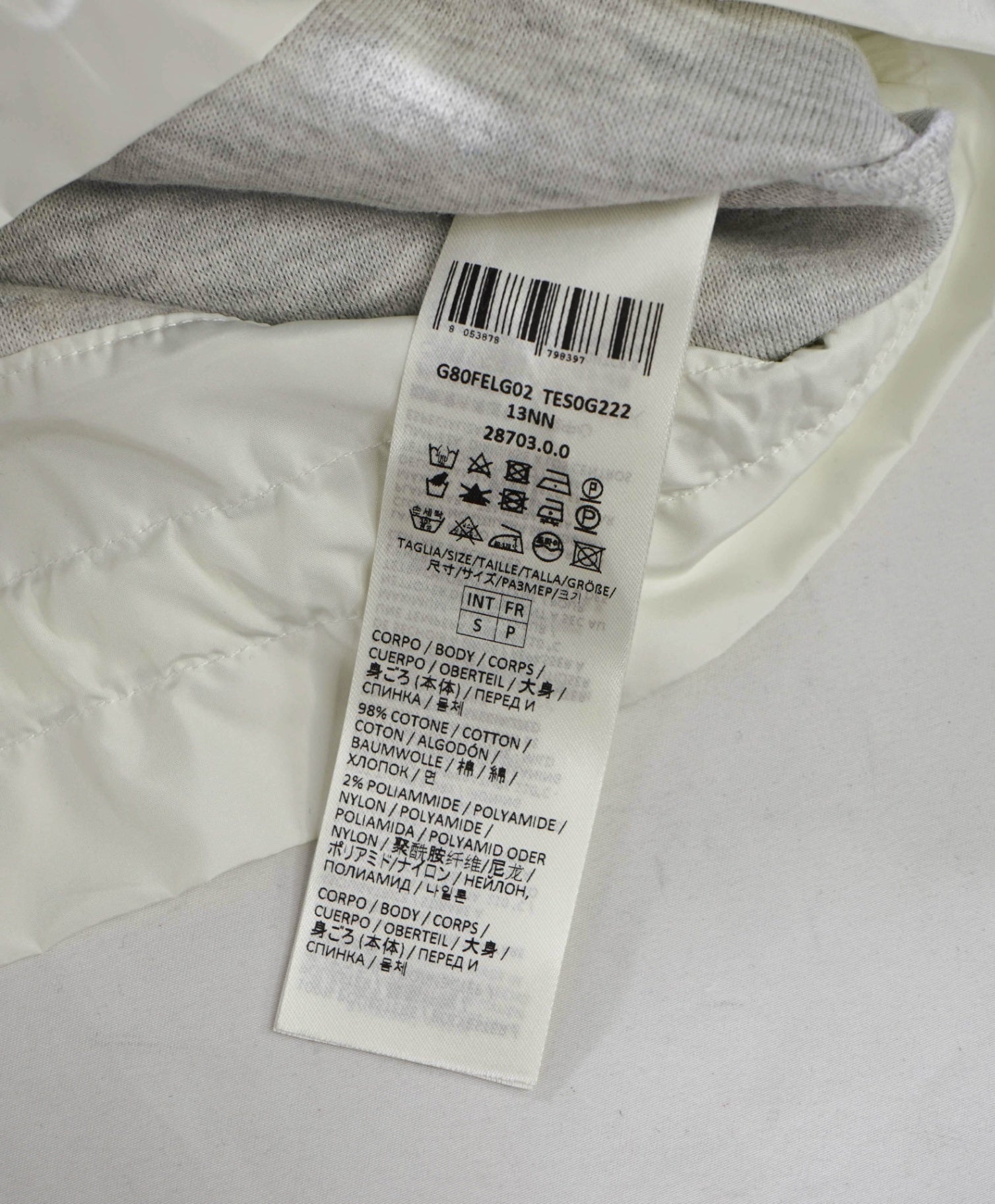$595 ELEVENTY - Light Gray Cotton Sweater - S