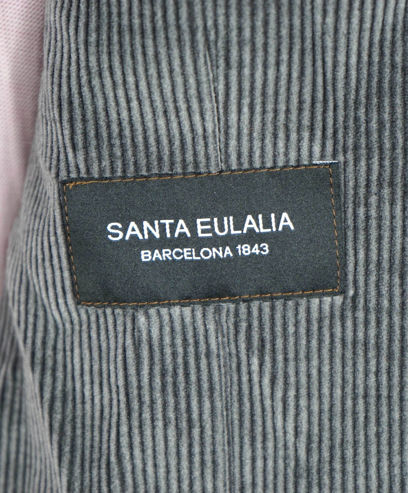 $3,075 CANALI - Gray Cashmere/Cotton Corduroy Jacket - 38R