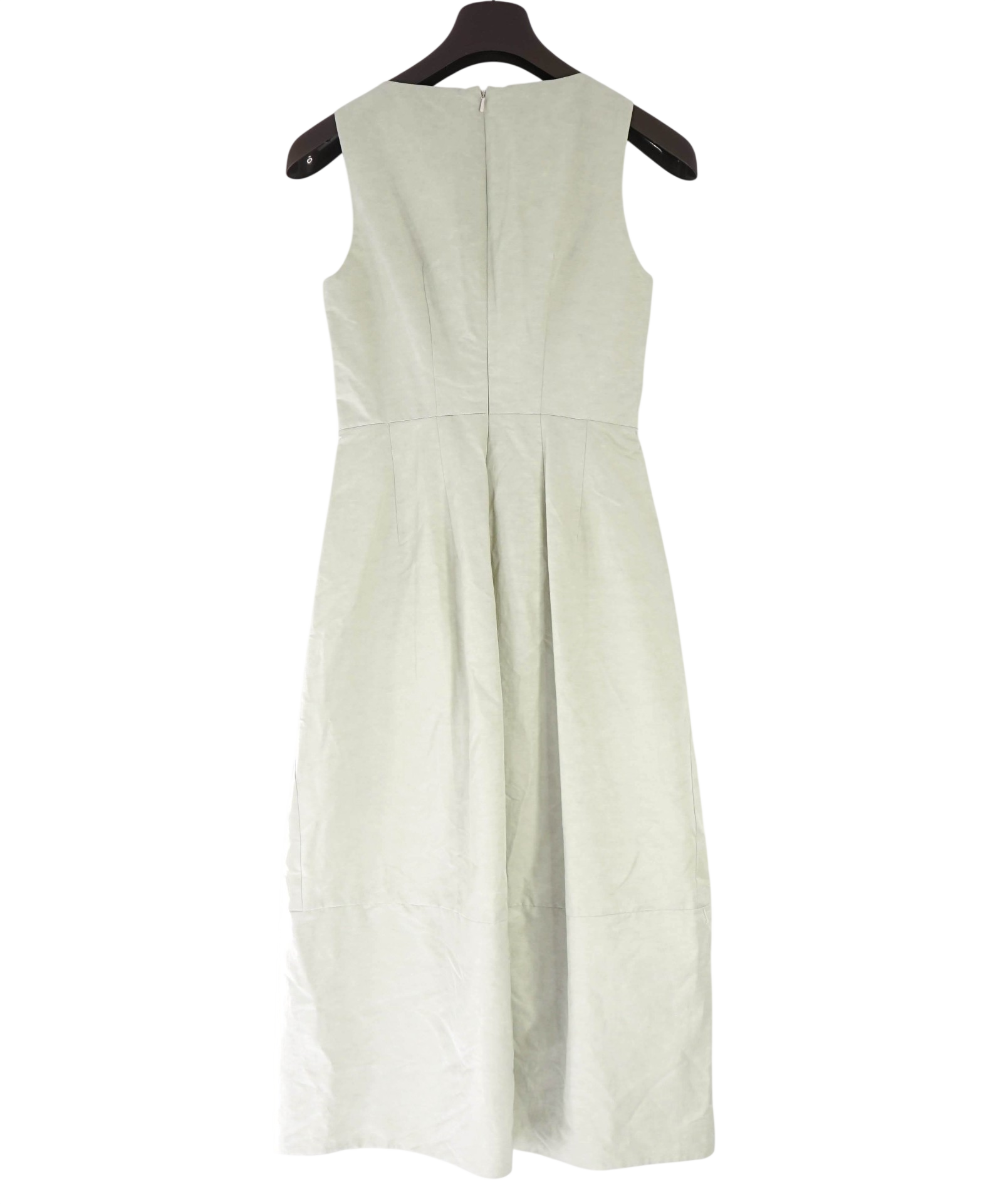 $895 ELEVENTY - Green Cotton/Linen Dress - 2