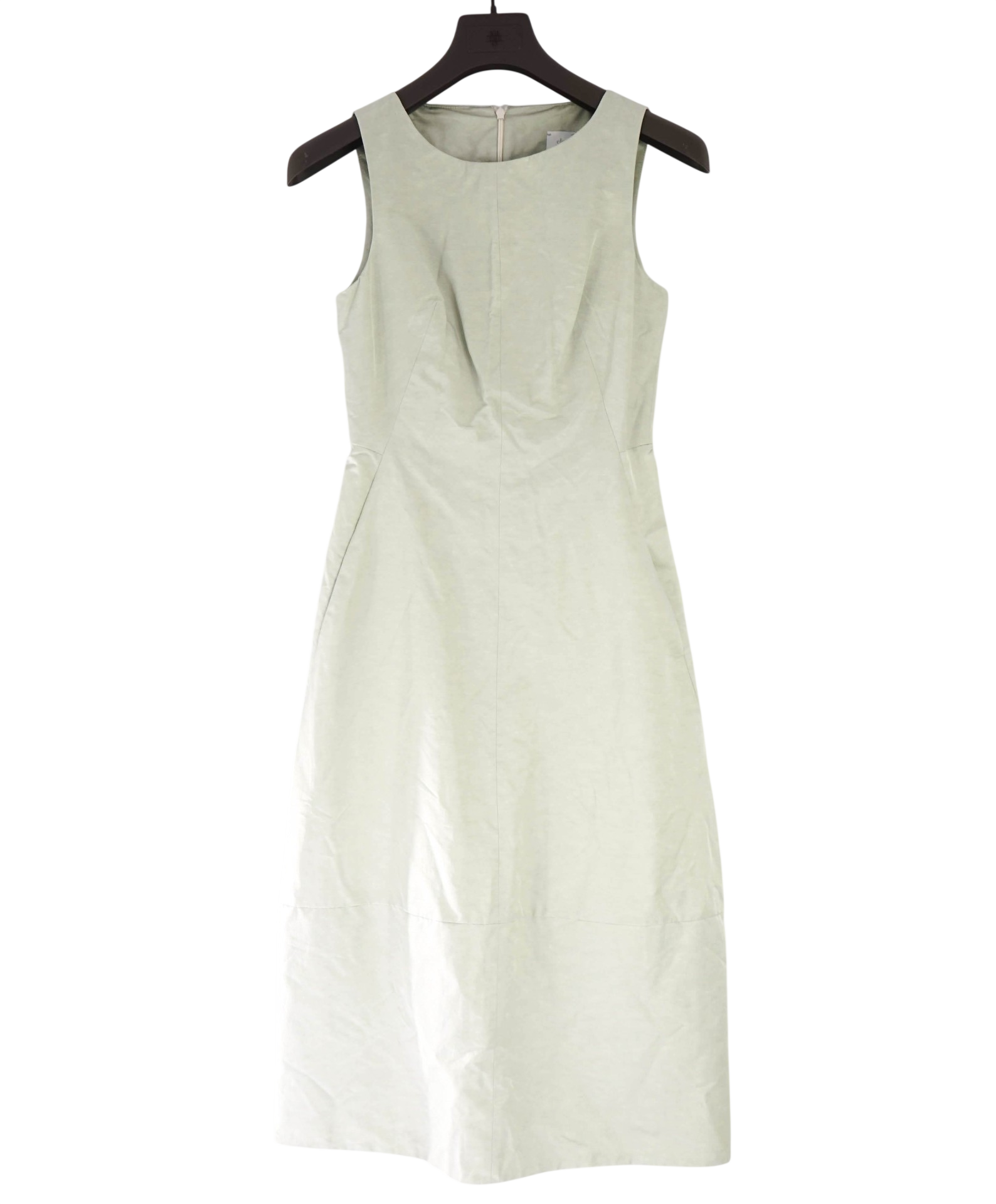 $895 ELEVENTY - Green Cotton/Linen Dress - 2