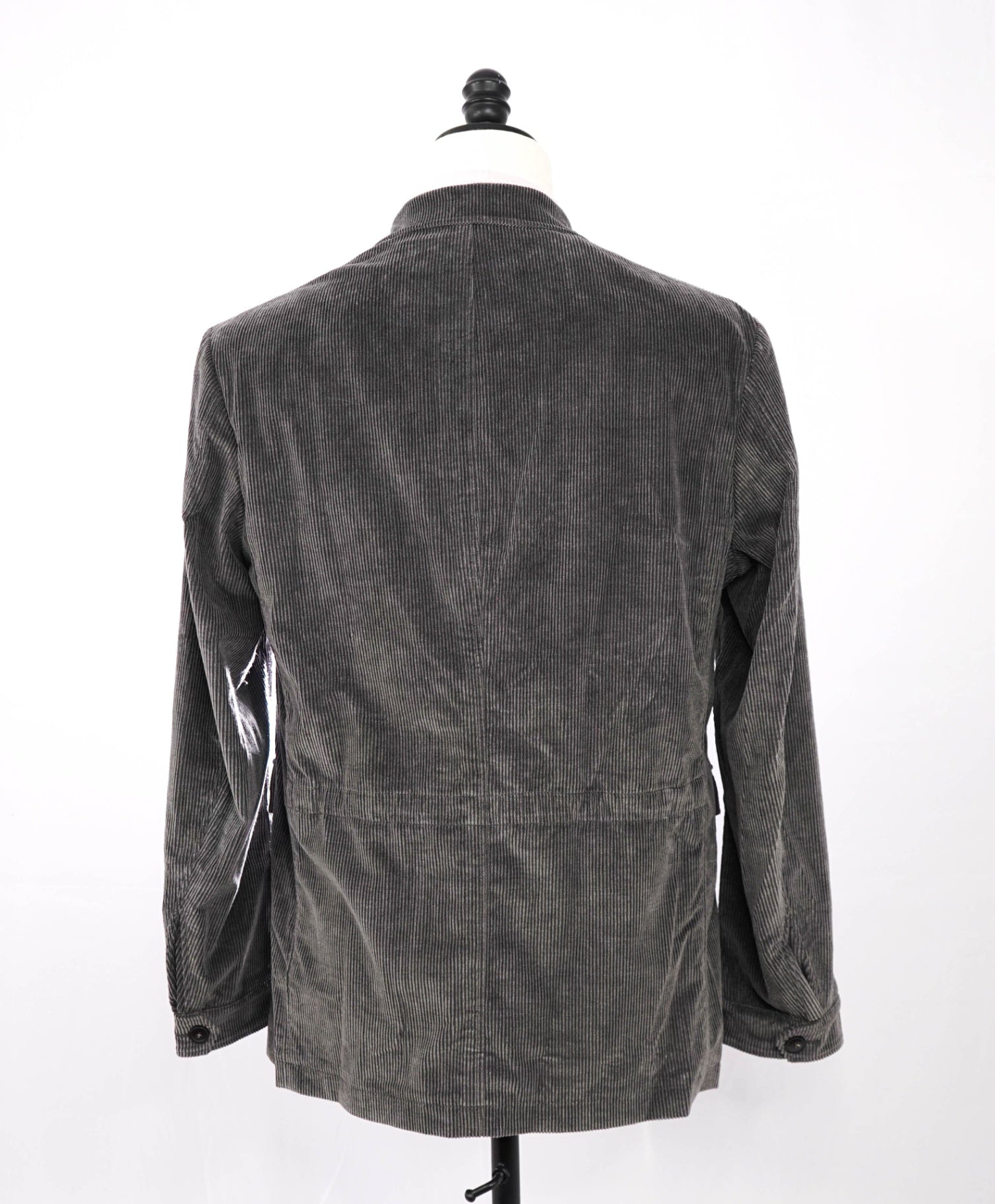 $3,075 CANALI - Gray Cashmere/Cotton Corduroy Jacket - 38R