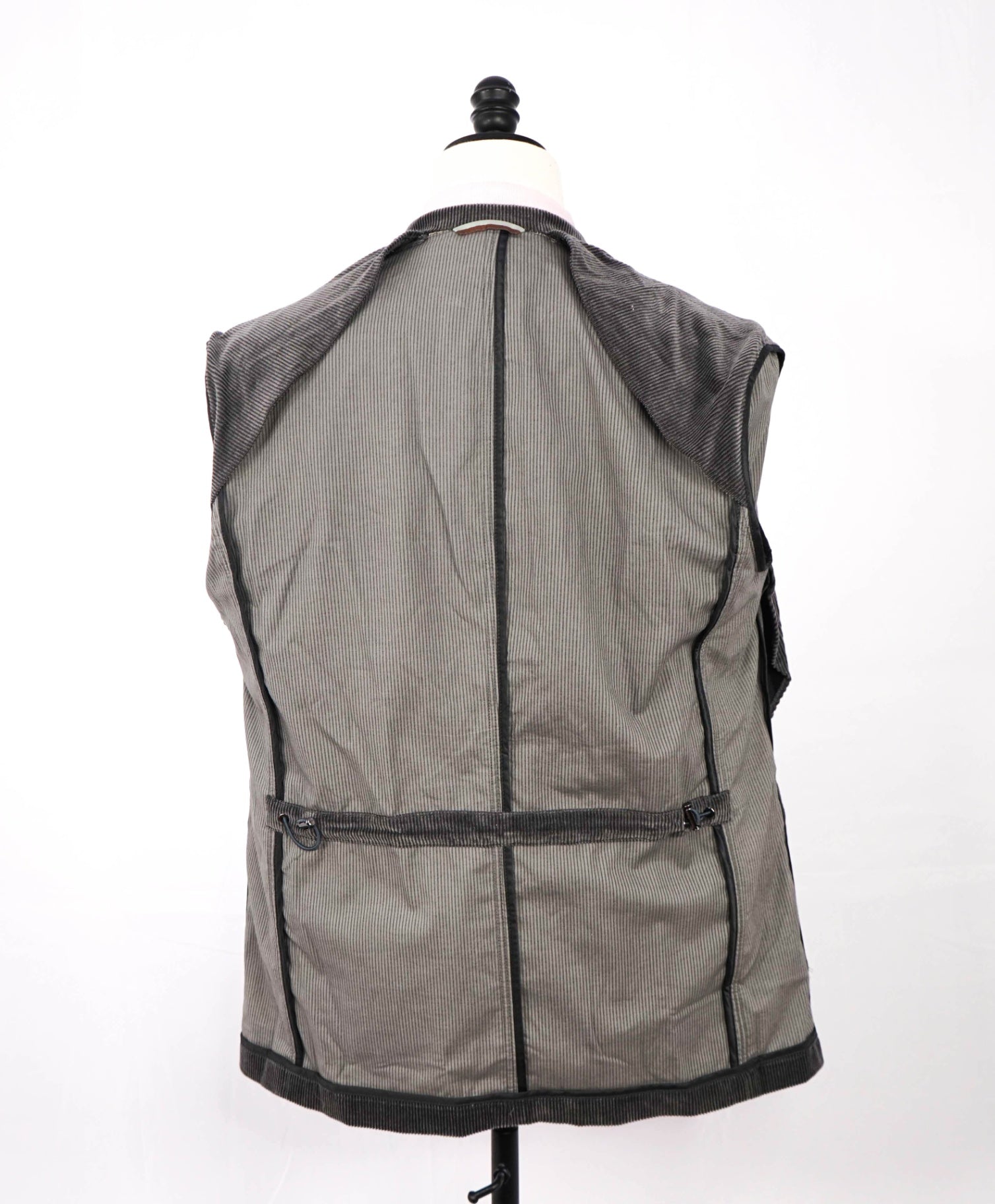 $3,075 CANALI - Gray Cashmere/Cotton Corduroy Jacket - 38R