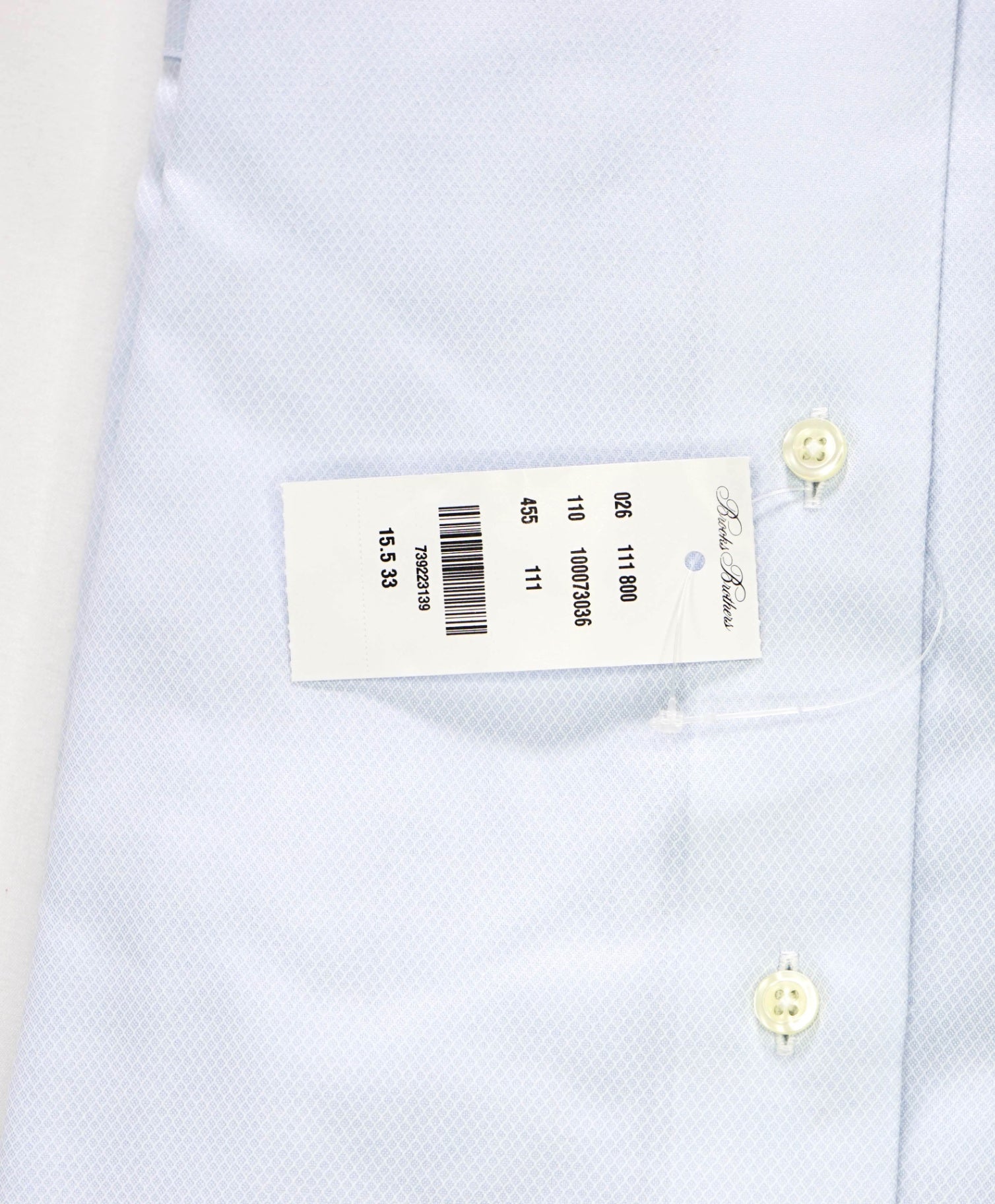 $128 BROOKS BROTHERS - Light Blue NON-IRON MILANO Shirt - 15.5 - 33