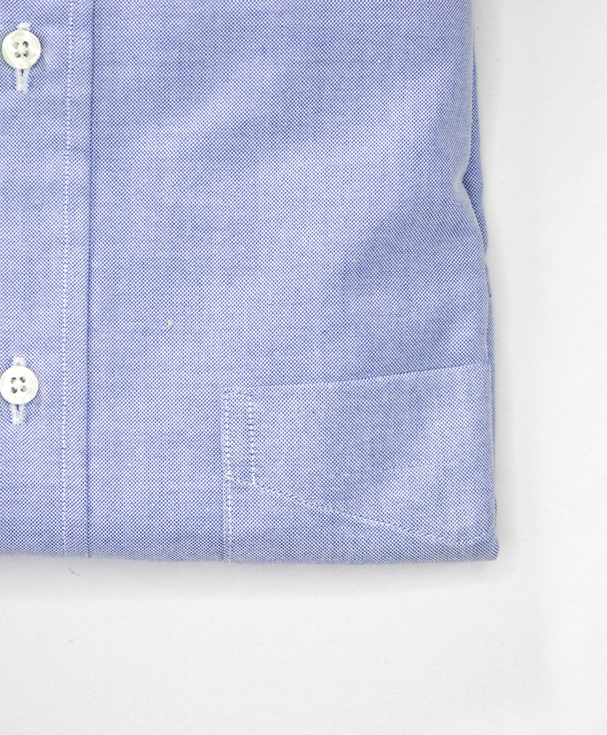$198 BROOKS BROTHERS - Blue MADE IN USA MAKERS AND MERCHANTS Shirt - 18 - 36