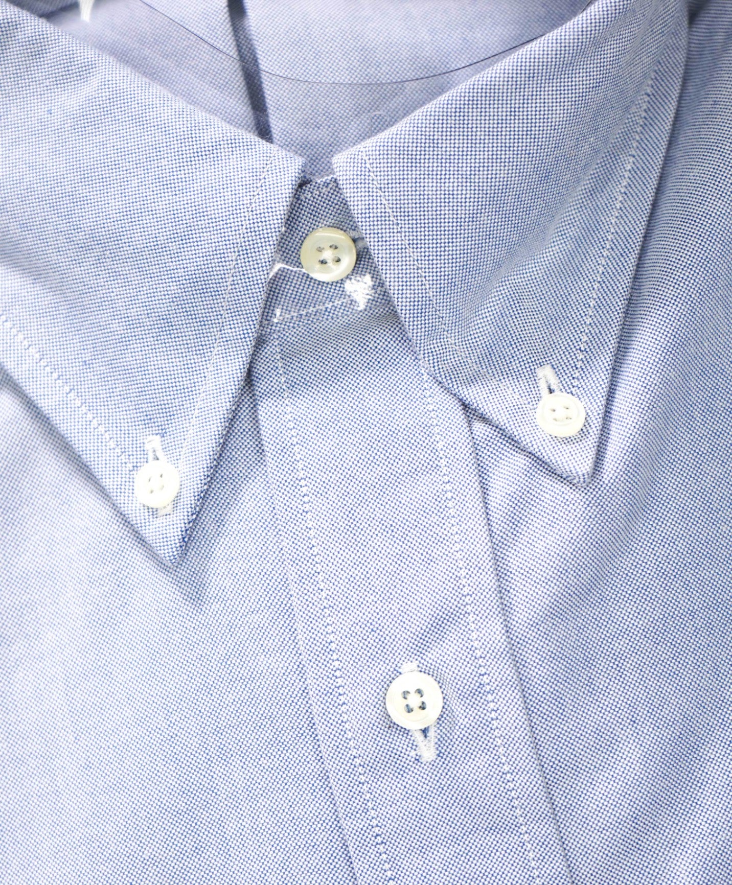 $198 BROOKS BROTHERS - Blue MADE IN USA MAKERS AND MERCHANTS Shirt - 17 - 35