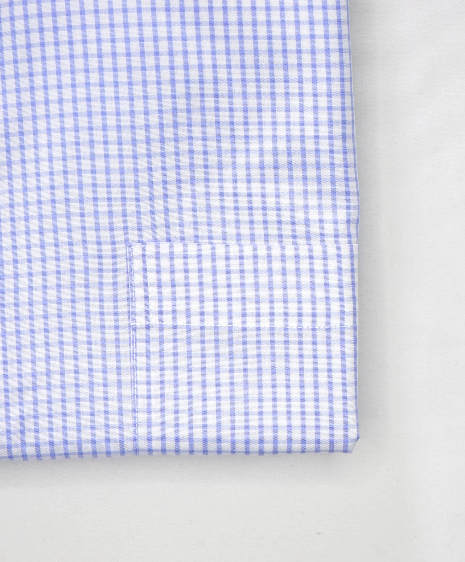 $128 BROOKS BROTHERS - Blue Gingham NON-IRON REGENT Shirt - 17.5 - 34