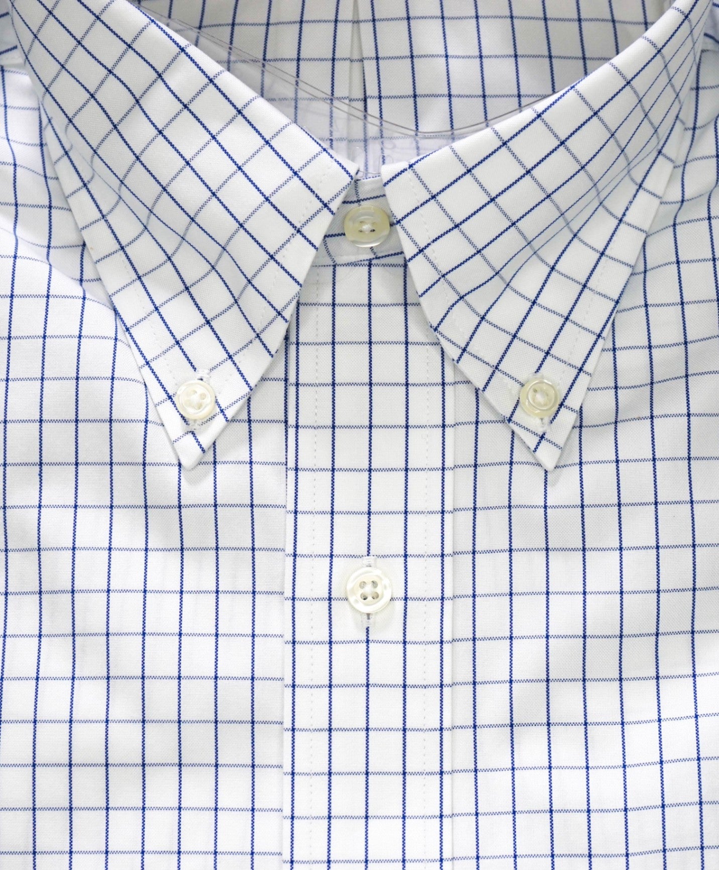 $128 BROOKS BROTHERS - Blue Check NON-IRON MADISON Shirt - 15.5 - 34