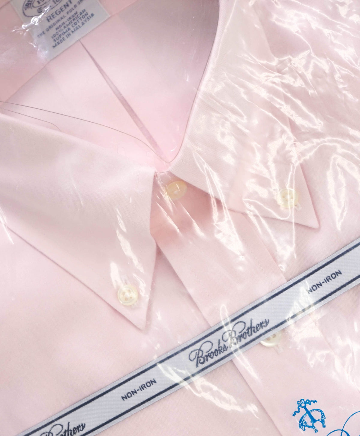 $128 BROOKS BROTHERS - Pink NON-IRON REGENT Shirt - 15.5 - 33