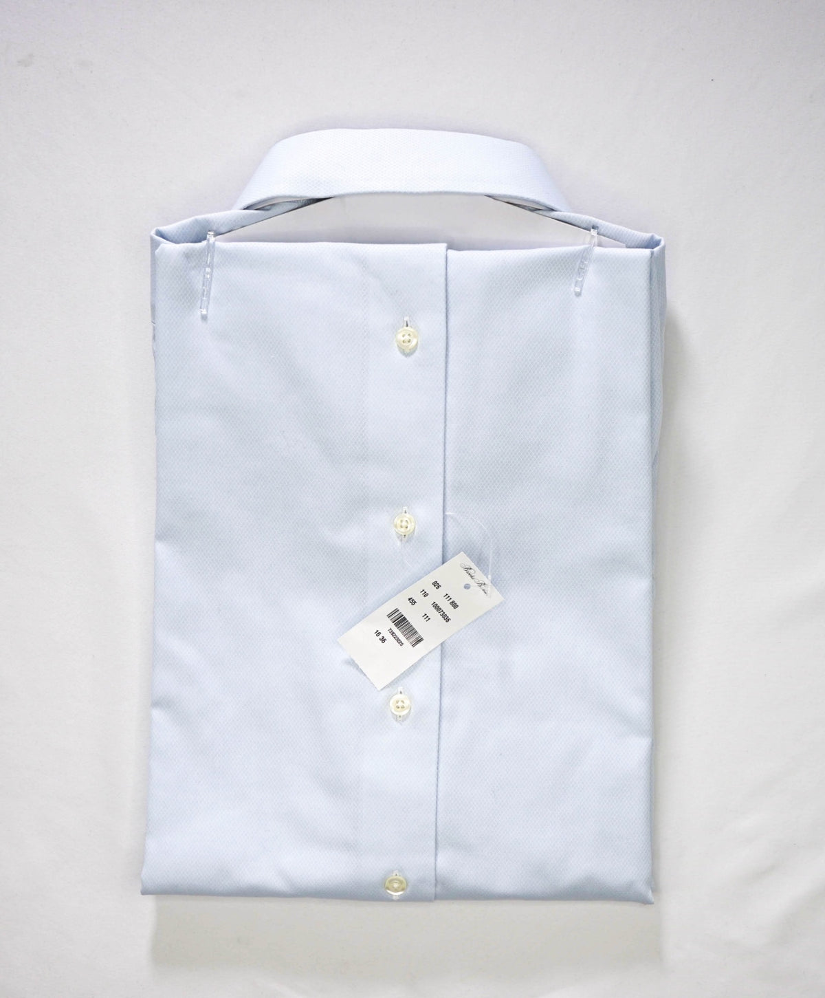 $128 BROOKS BROTHERS - Blue Birdseye NON-IRON MILANO Shirt - 16 - 36