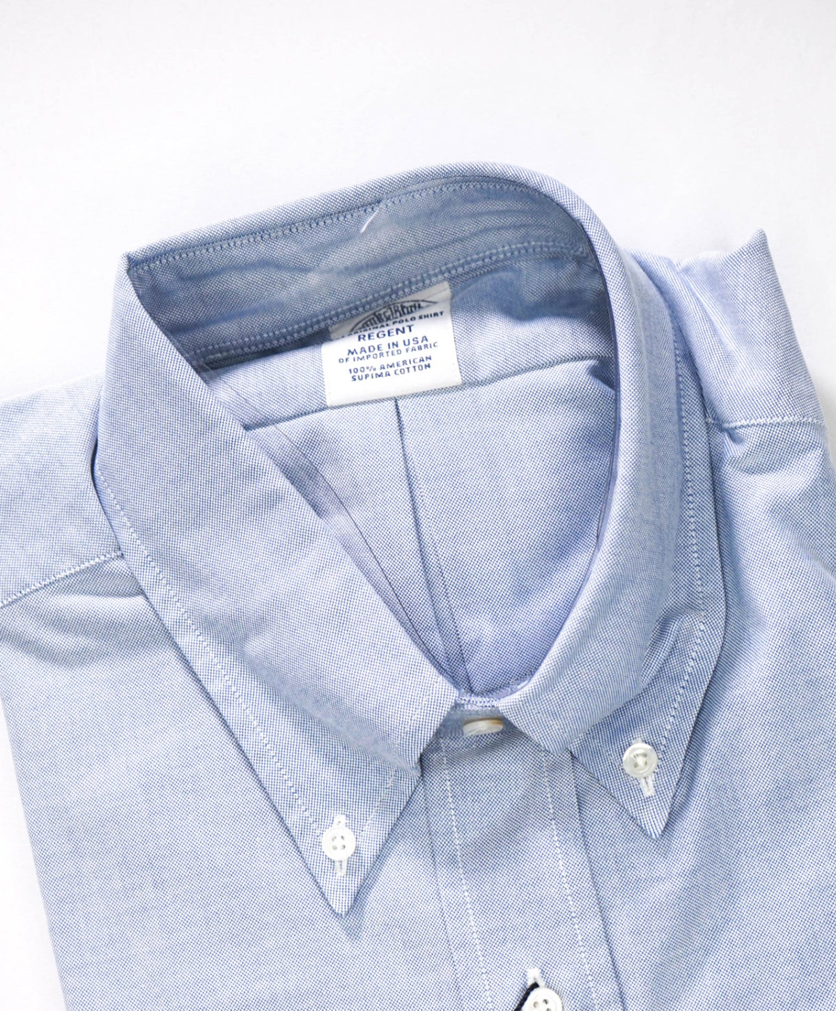 $198 BROOKS BROTHERS - Blue MADE IN USA REGENT Shirt - 16 - 33