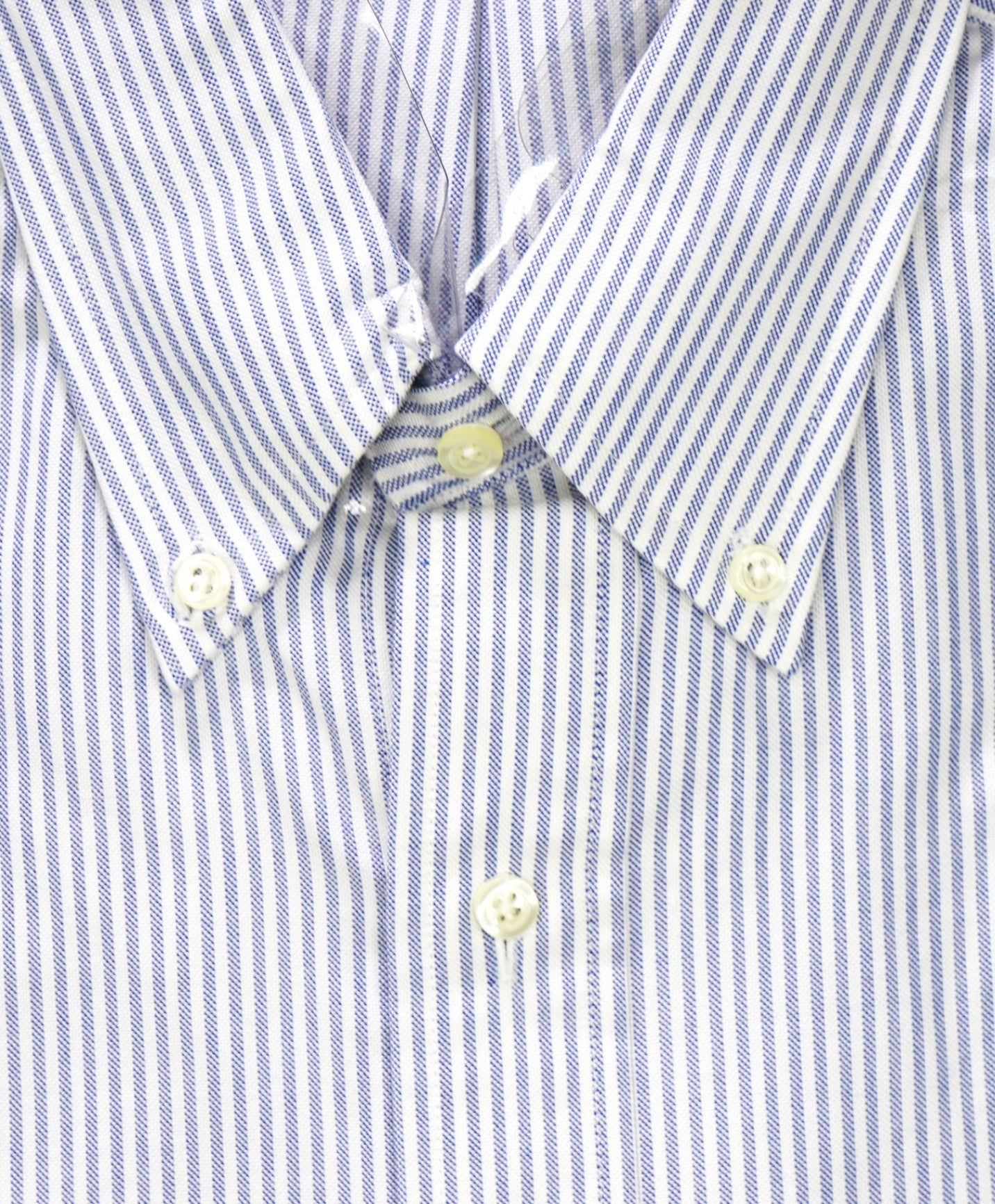 $198 BROOKS BROTHERS - Blue Stripe MAKERS AND MERCHANTS Shirt - 16.5 - 35