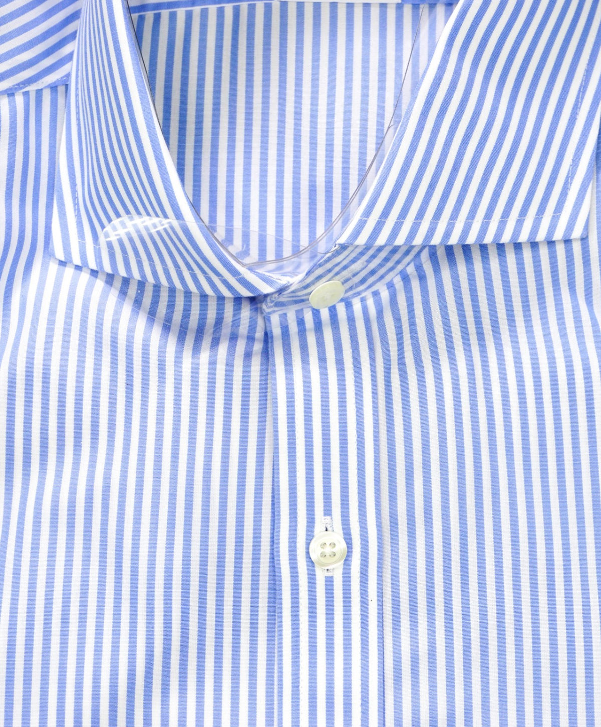 $128 BROOKS BROTHERS - Blue Stripe NON-IRON MILANO Shirt - 16 - 34