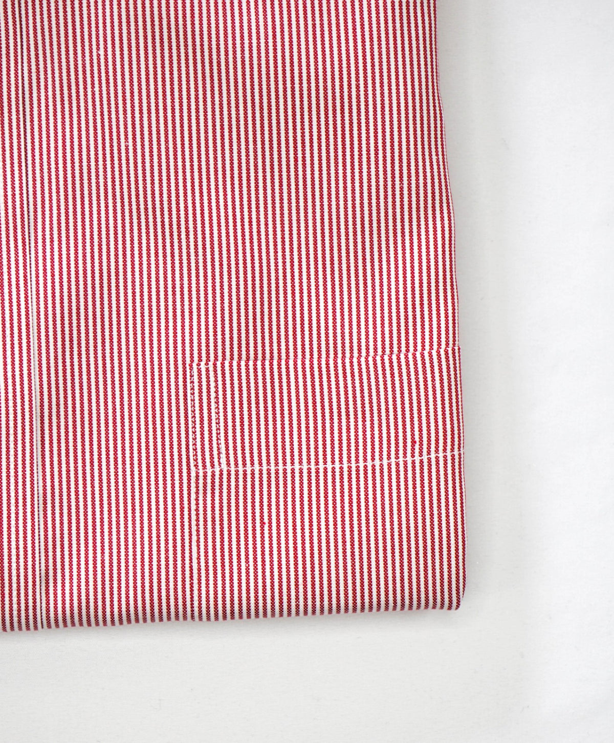 $128 BROOKS BROTHERS - Red Stripe MILANO Shirt - 15.5 - 34
