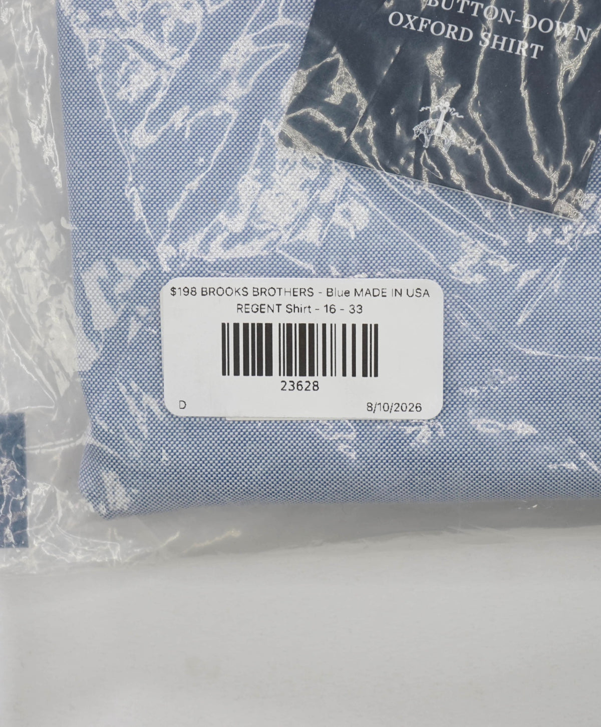 $198 BROOKS BROTHERS - Blue MADE IN USA REGENT Shirt - 16 - 33