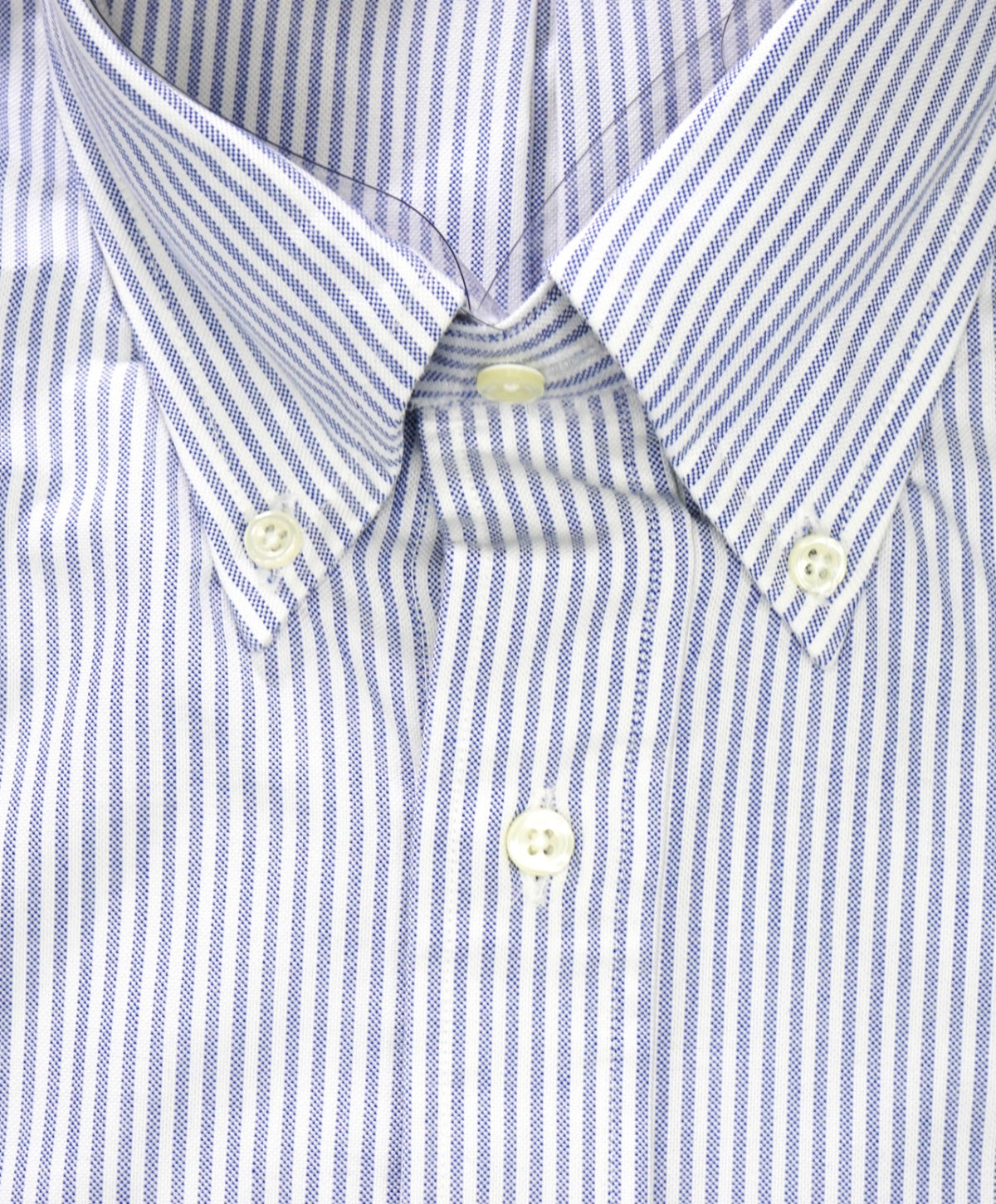 $198 BROOKS BROTHERS - Blue Stripe MADE IN USA MAKERS AND MERCHANTS Shirt - 16.5 - 34