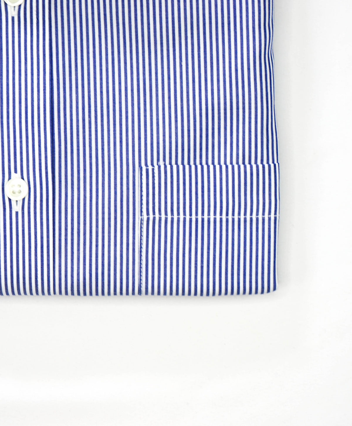 $128 BROOKS BROTHERS - Blue Stripe NON-IRON REGENT Shirt - 16 - 36/37