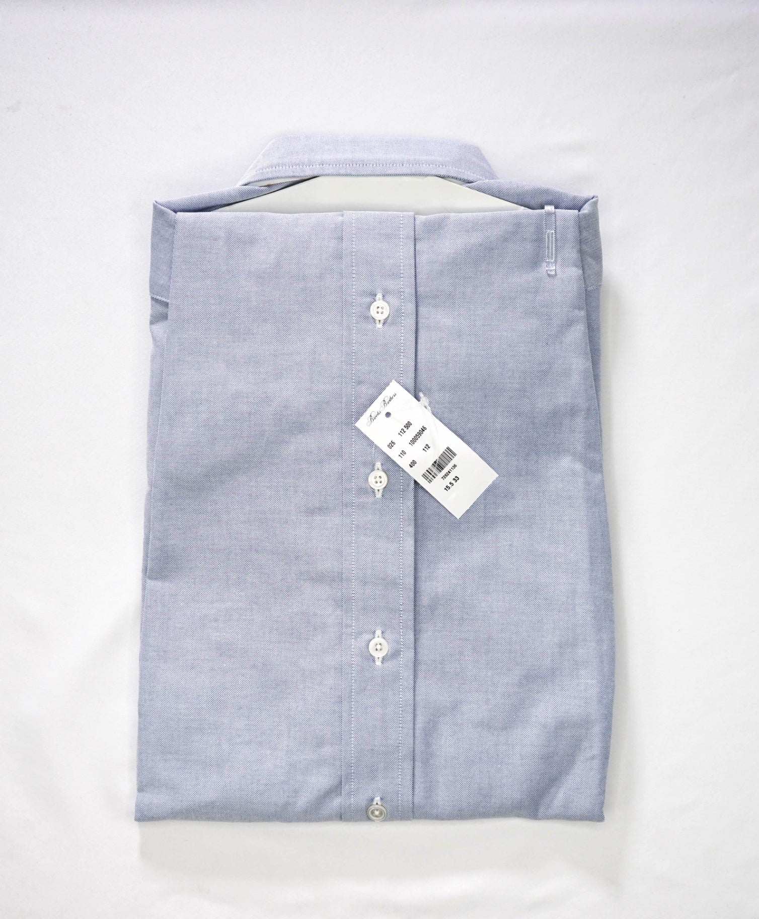 $198 BROOKS BROTHERS - Blue MADE IN USA REGENT Shirt - 15.5 - 33