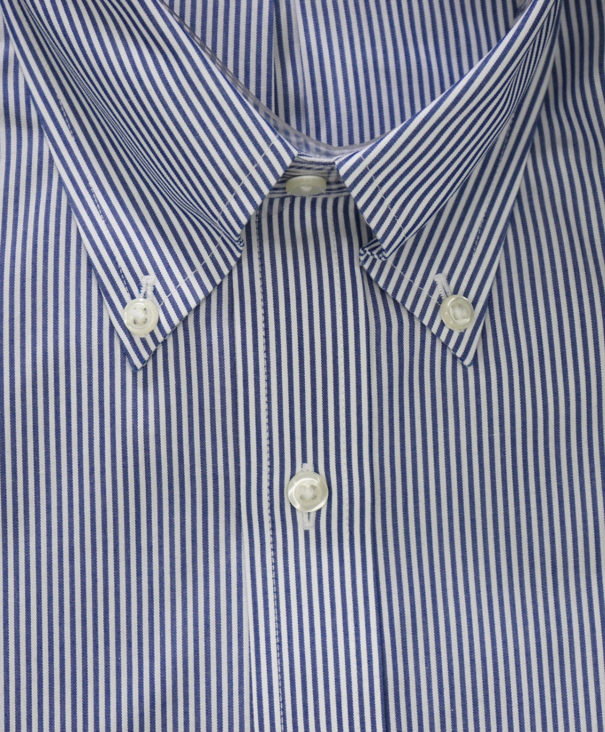 $128 BROOKS BROTHERS - Blue Stripe NON-IRON REGENT Shirt - 16 - 36/37