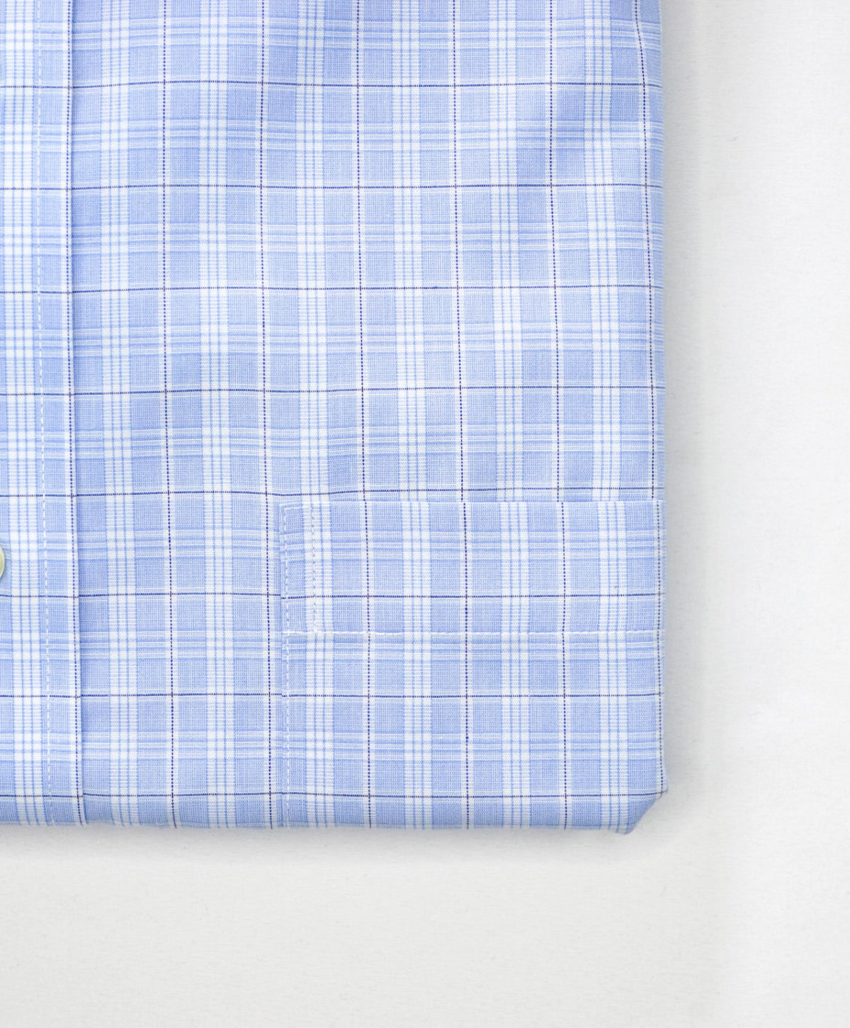 $128 BROOKS BROTHERS - Blue Plaid NON-IRON REGENT Shirt - 17 - 35