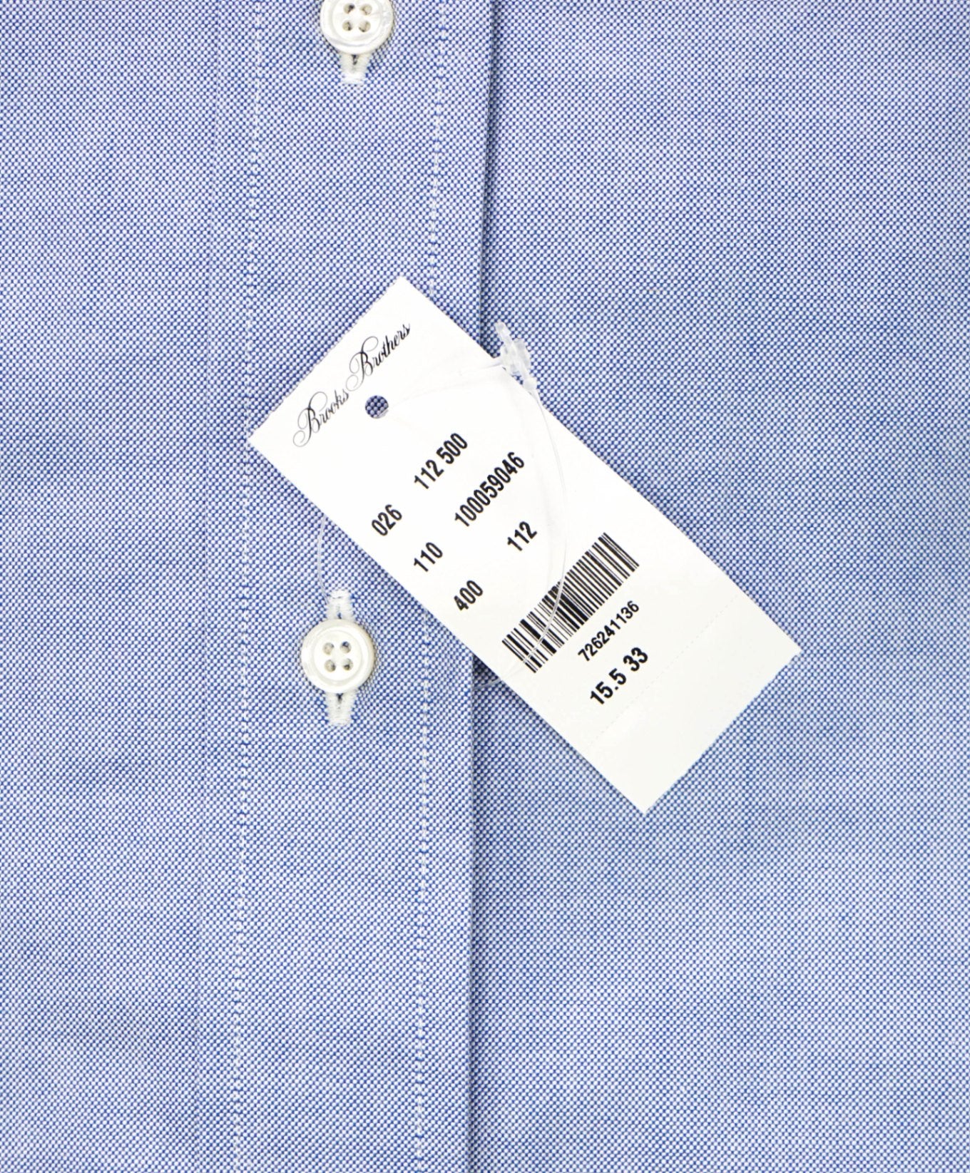 $198 BROOKS BROTHERS - Blue MADE IN USA REGENT Shirt - 15.5 - 33