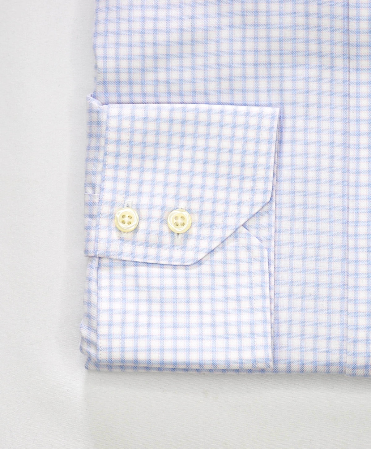 $128 BROOKS BROTHERS - Blue/Pink Check NON-IRON REGENT Shirt - 16 - 35