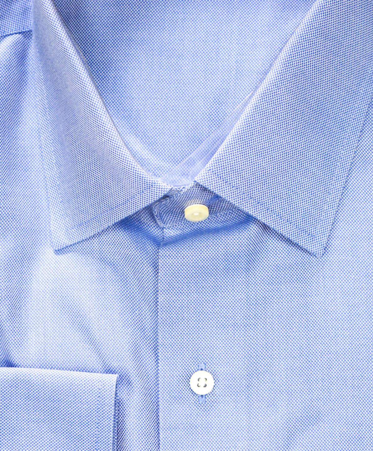 $128 BROOKS BROTHERS - Blue NON-IRON REGENT Shirt - 18 - 35