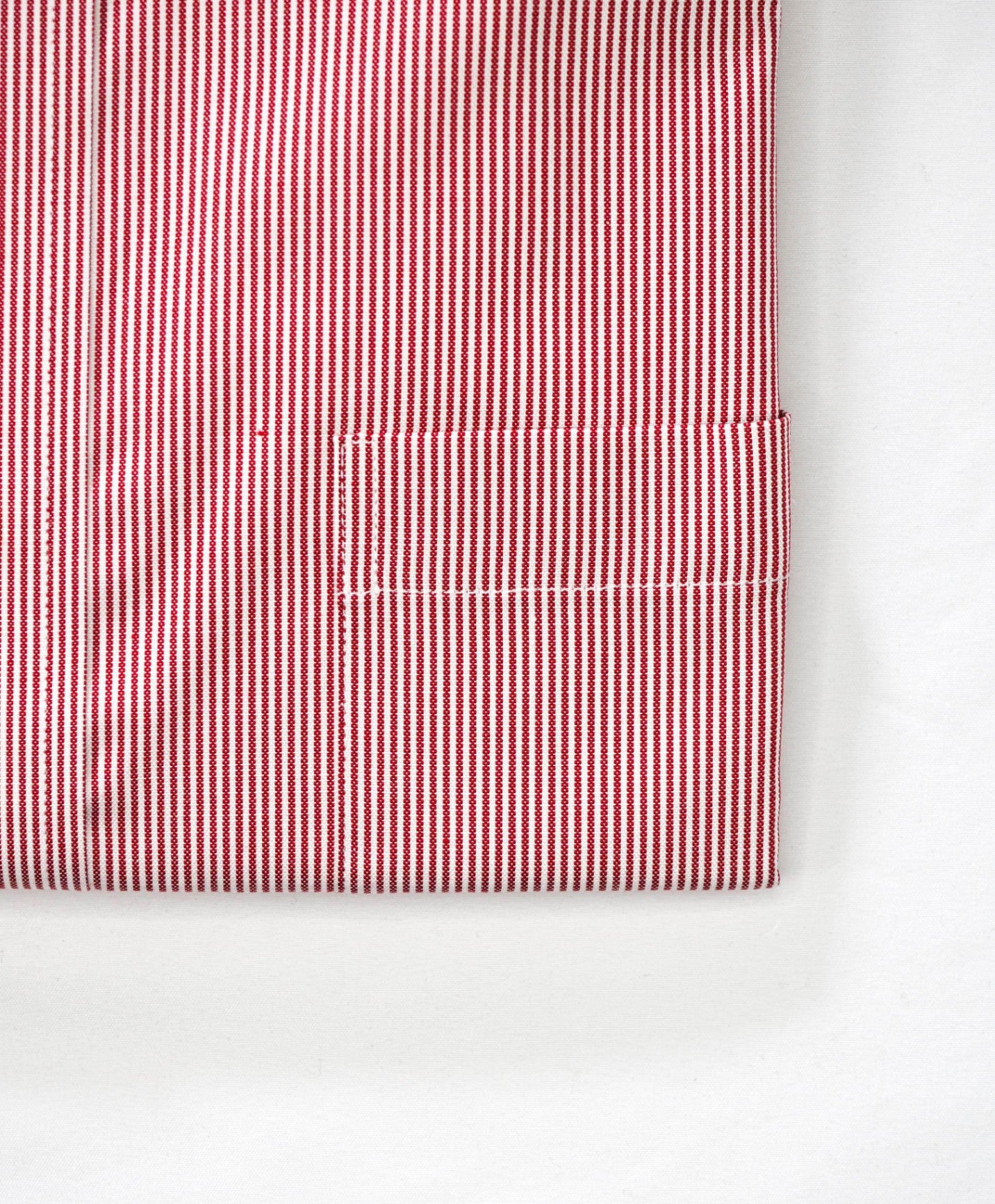 $128 BROOKS BROTHERS - Red Stripe MILANO Shirt - 16 - 34