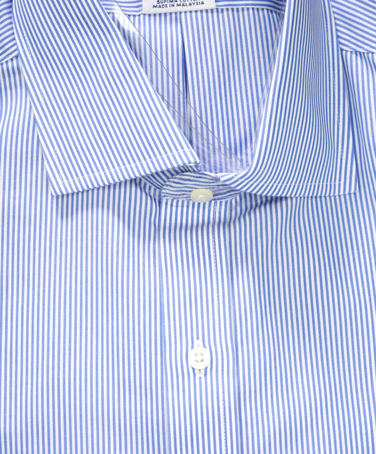 $128 BROOKS BROTHERS - Blue Stripe NON-IRON REGENT Shirt - 16.5 - 33