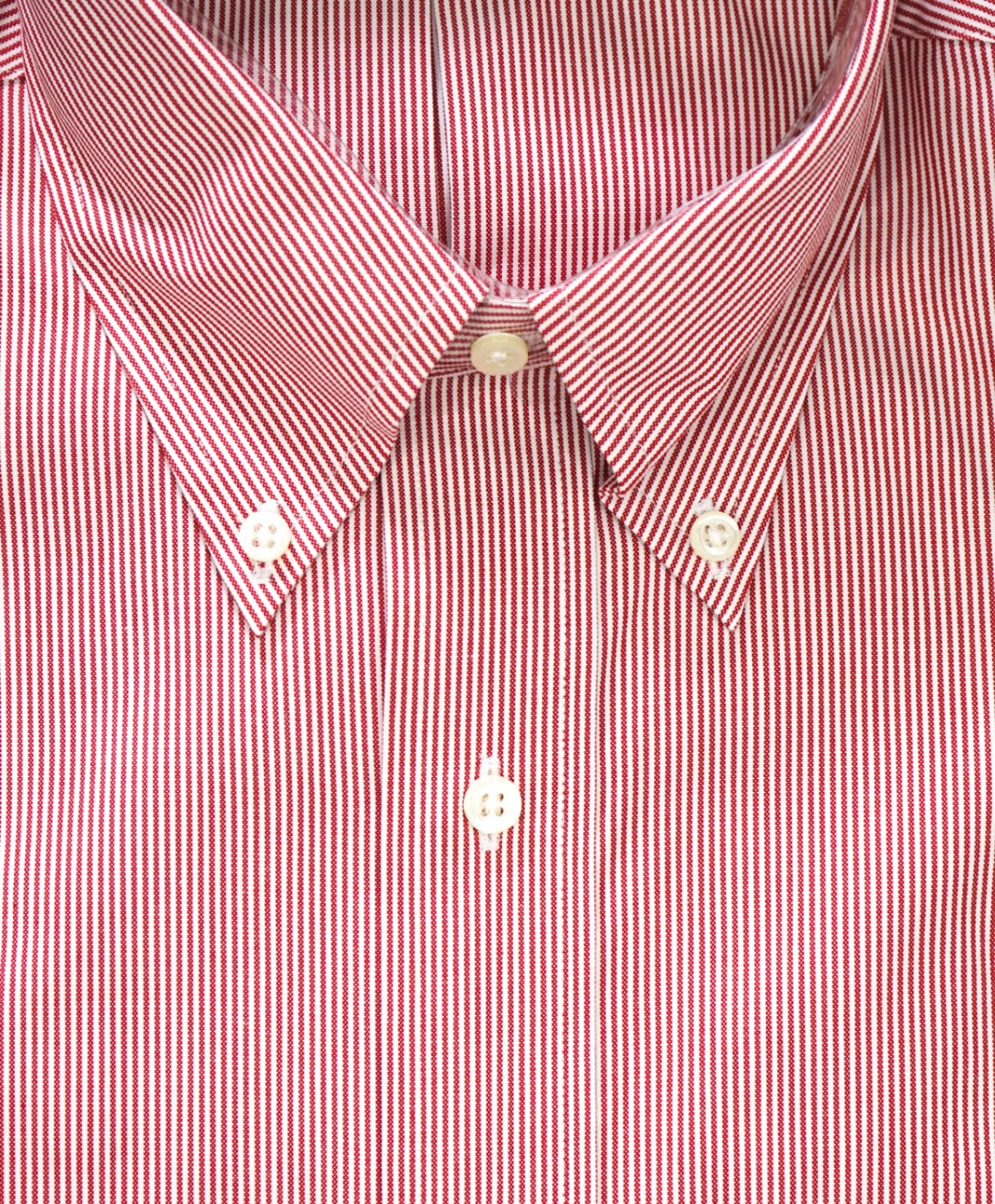$128 BROOKS BROTHERS - Red Stripe MILANO Shirt - 16 - 34