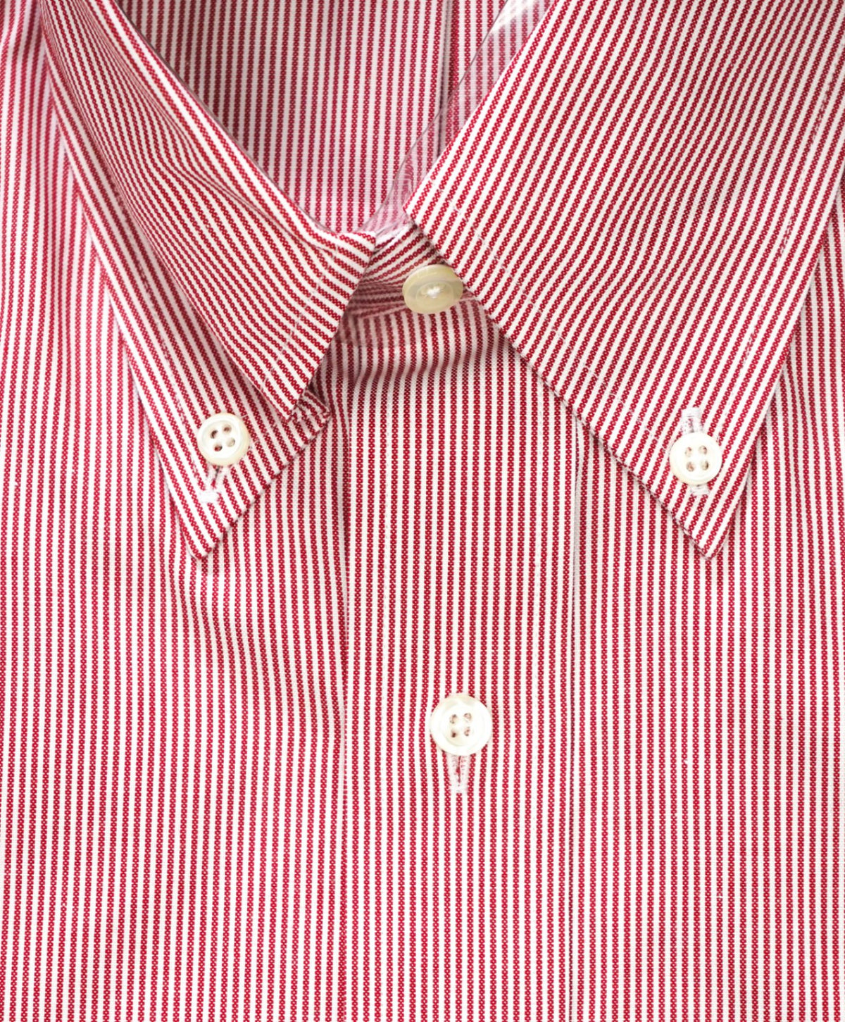 $128 BROOKS BROTHERS - Red Stripe MILANO Shirt - 15.5 - 34