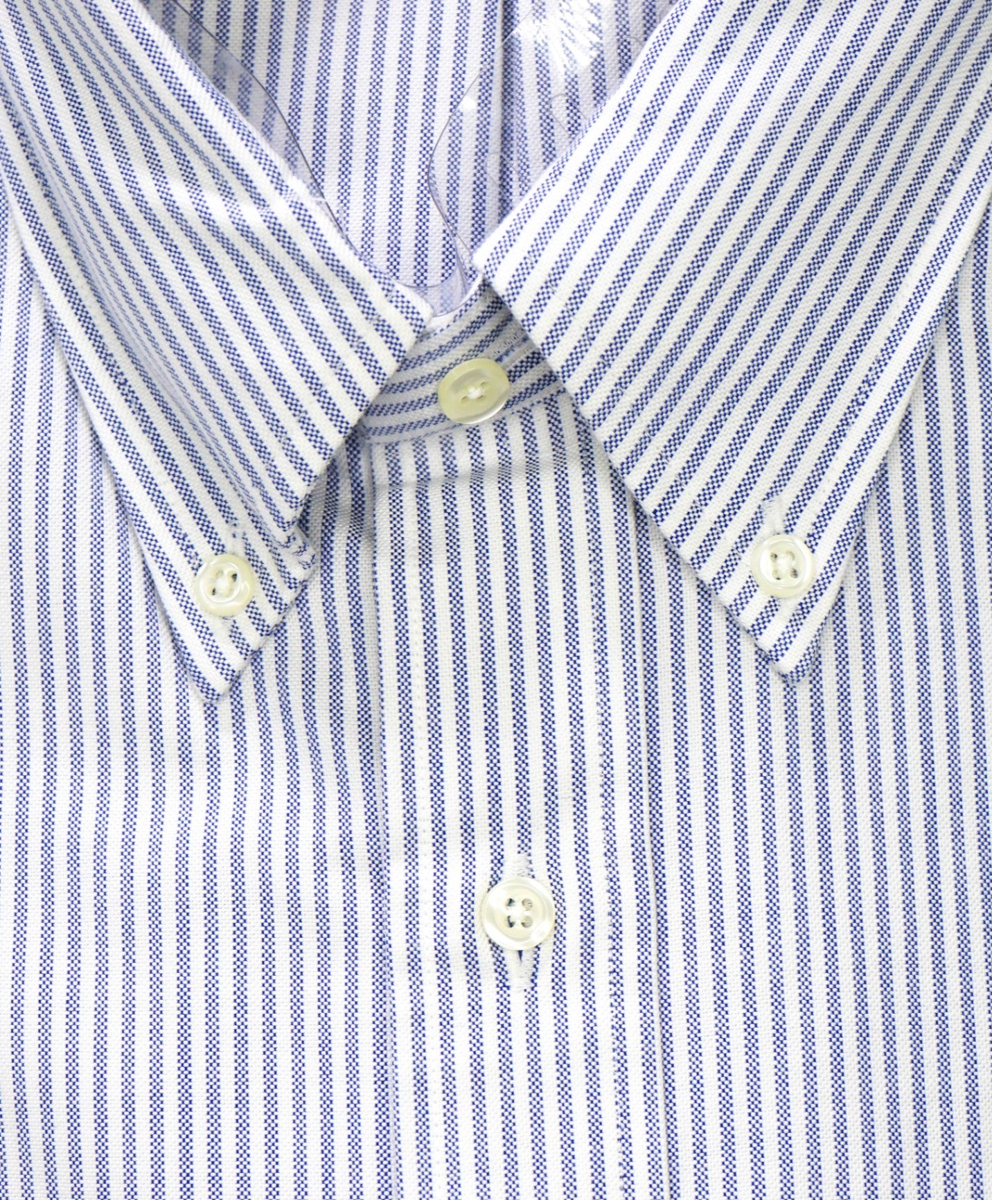 $198 BROOKS BROTHERS - Blue Stripe MADE IN USA MILANO Shirt - 16.5 - 34