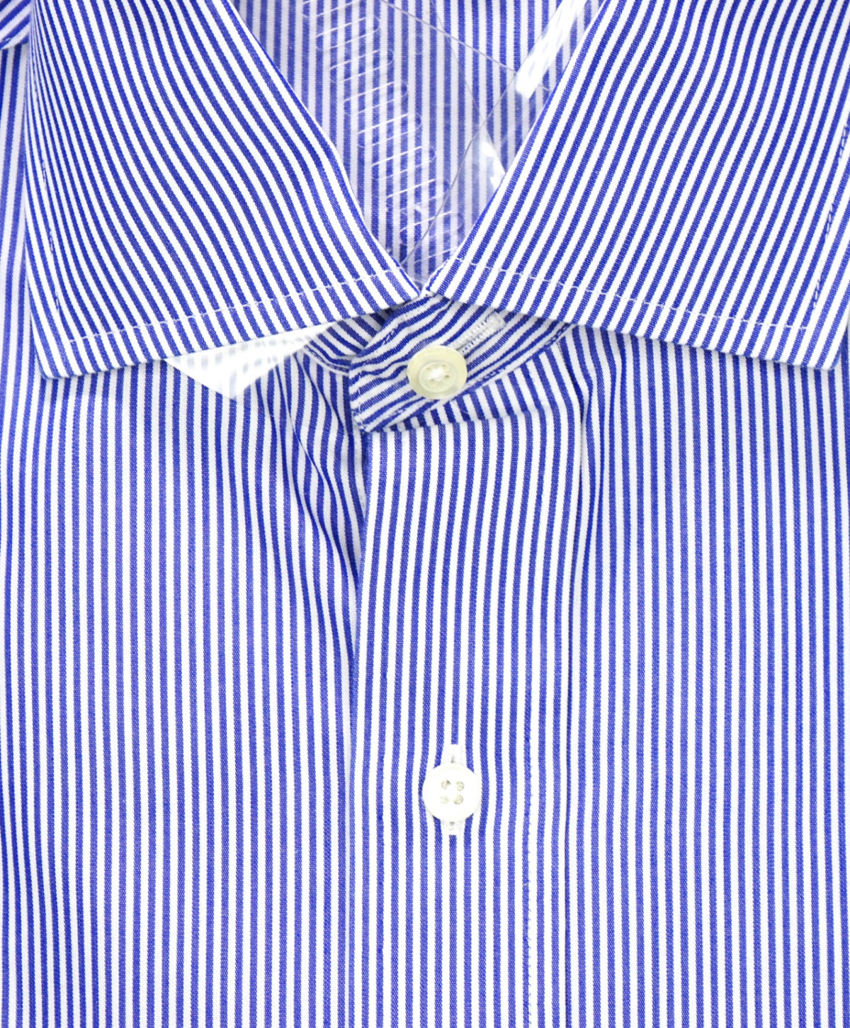 $128 BROOKS BROTHERS - Blue Stripe NON-IRON MILANO Shirt - 16 - 35