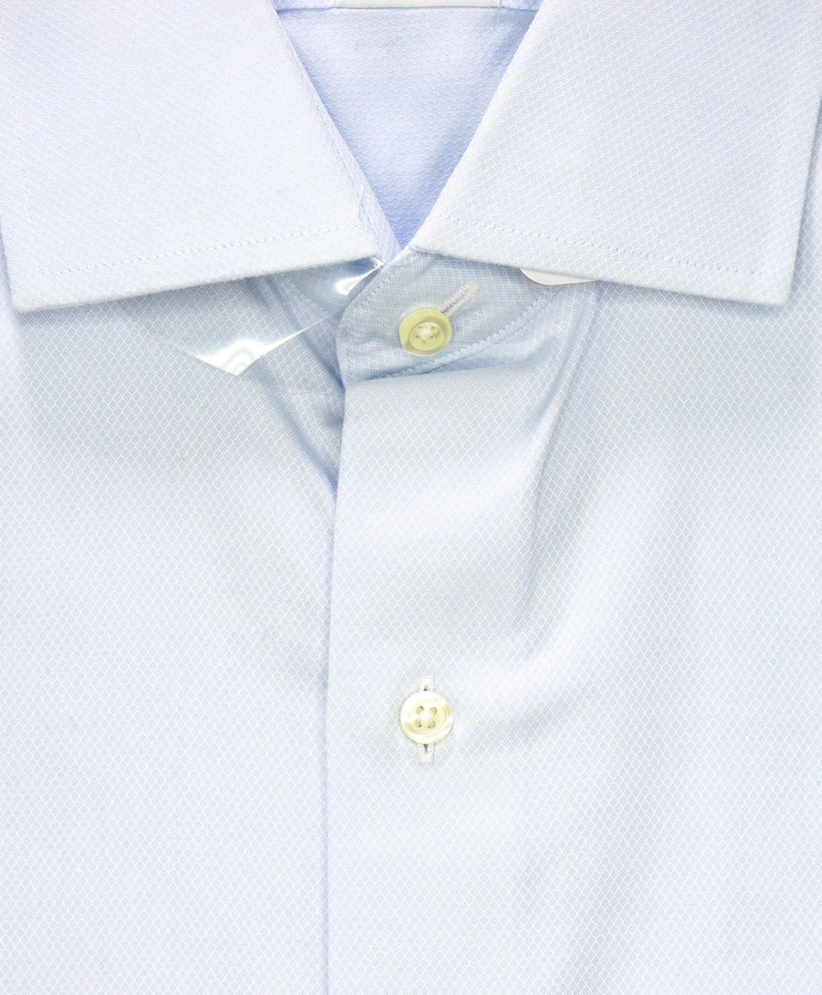 $128 BROOKS BROTHERS - Blue Birdseye NON-IRON MILANO Shirt - 16 - 36