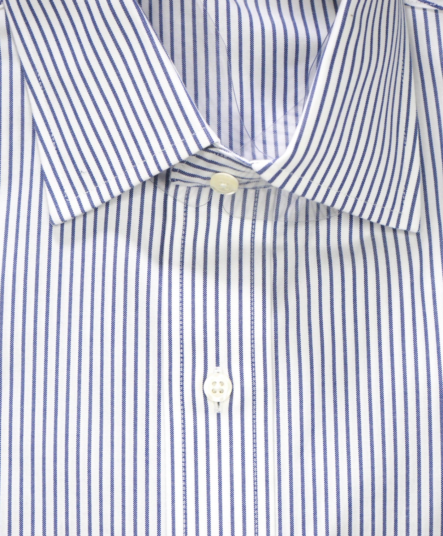 $128 BROOKS BROTHERS - Blue Stripe NON-IRON MILANO Shirt - 16 - 34