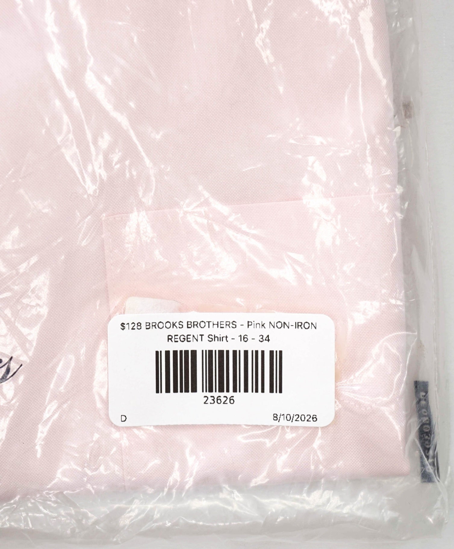 $128 BROOKS BROTHERS - Pink NON-IRON REGENT Shirt - 16 - 34