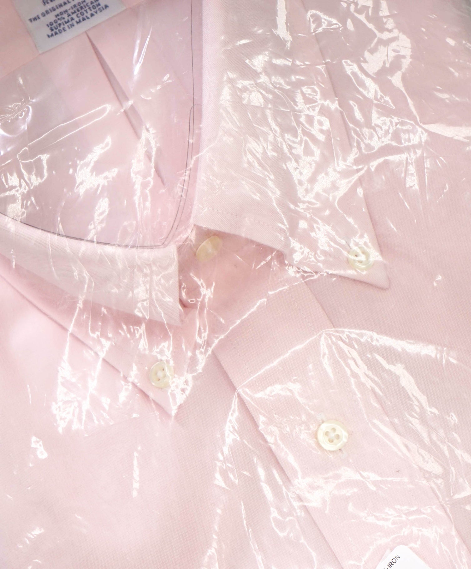 $128 BROOKS BROTHERS - Pink NON-IRON REGENT Shirt - 16 - 35