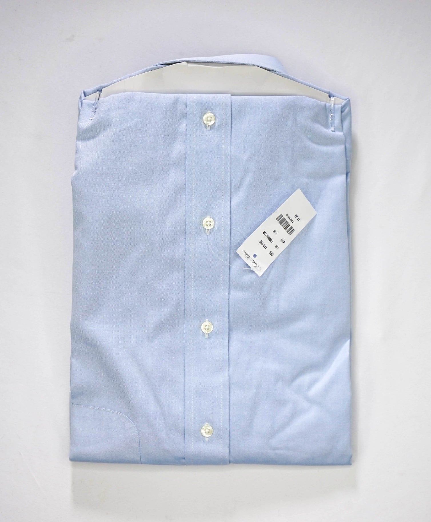 $128 BROOKS BROTHERS - Blue NON-IRON MADISON Shirt - 17 - 34